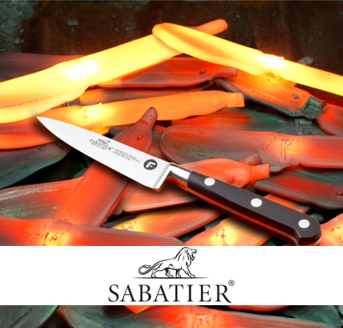 Lion Sabatier knives supplied by The Cotswold Knife Company