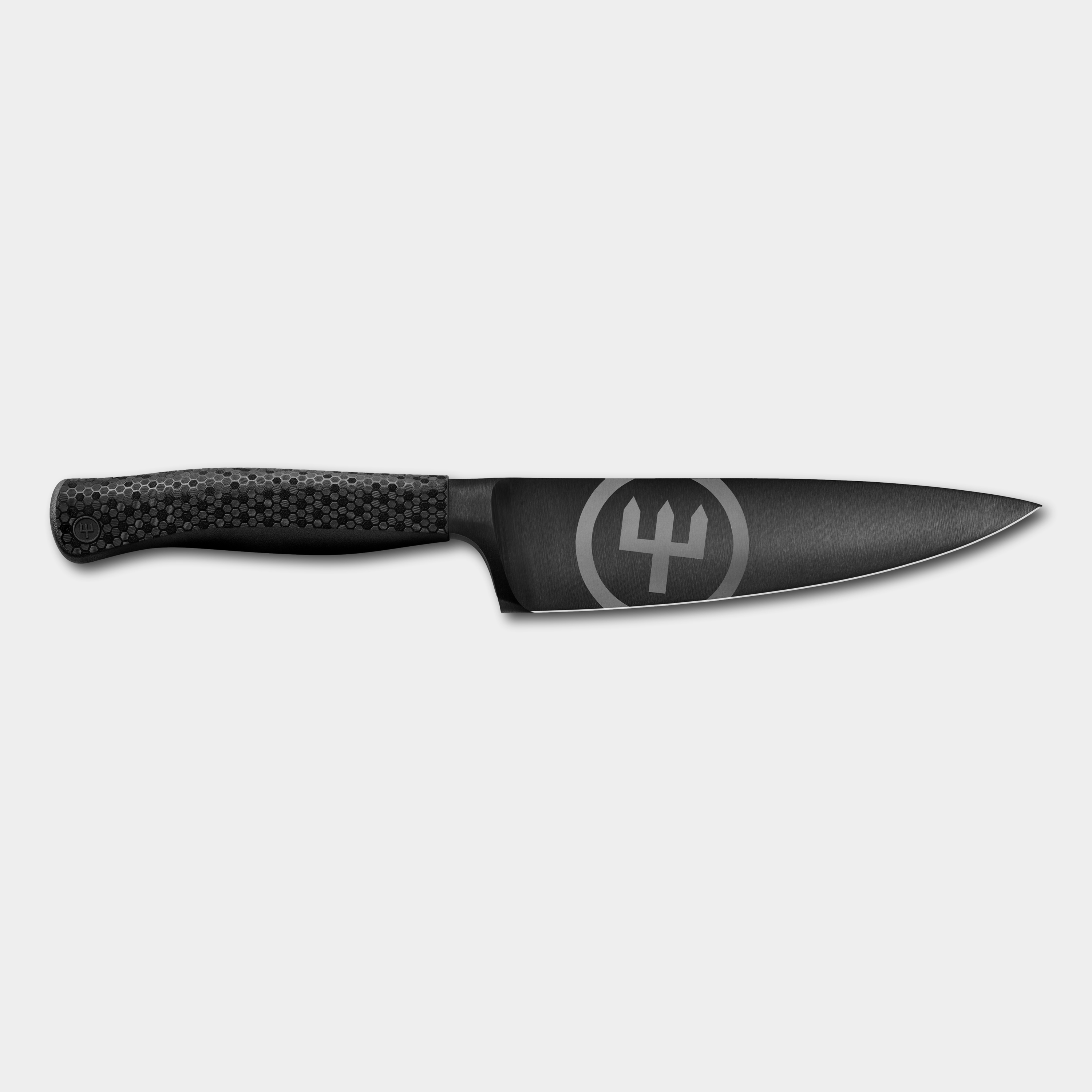 Wusthof Perfomer 16cm chef knife with diamond like carbon coating and honeycombe handle by The Cotswold Knife Company