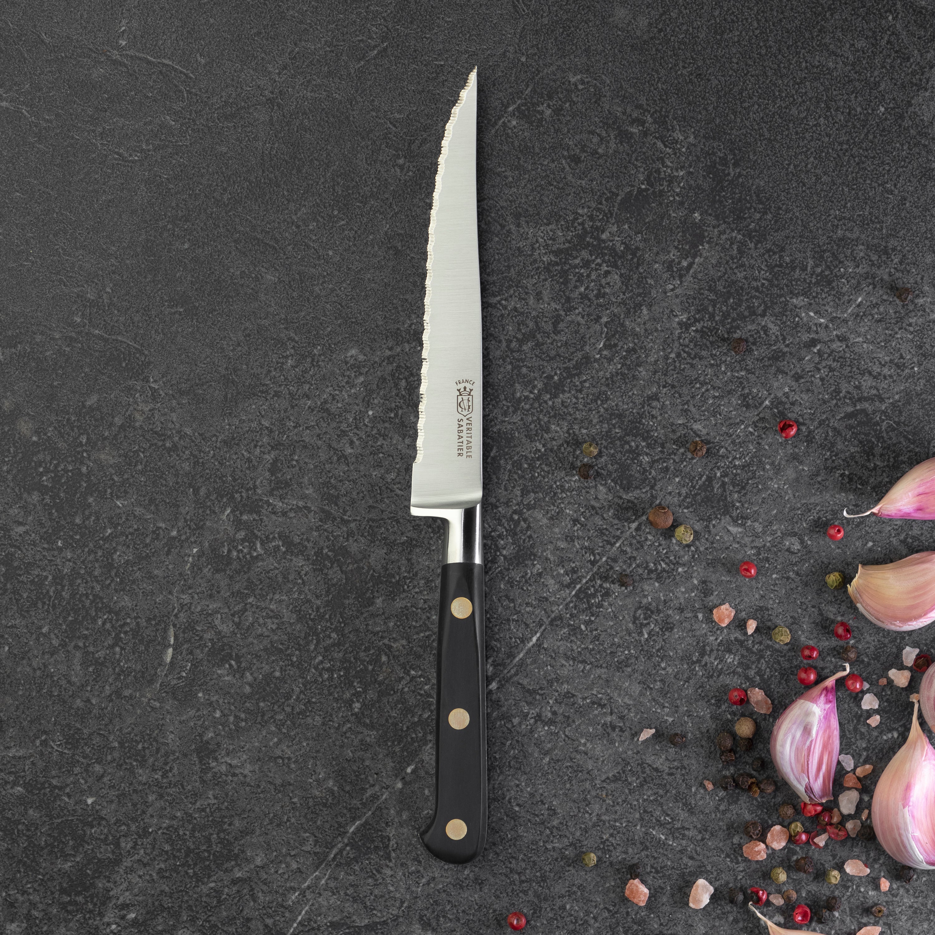 Veritable Sabatier 12cm Serrated Steak Knife