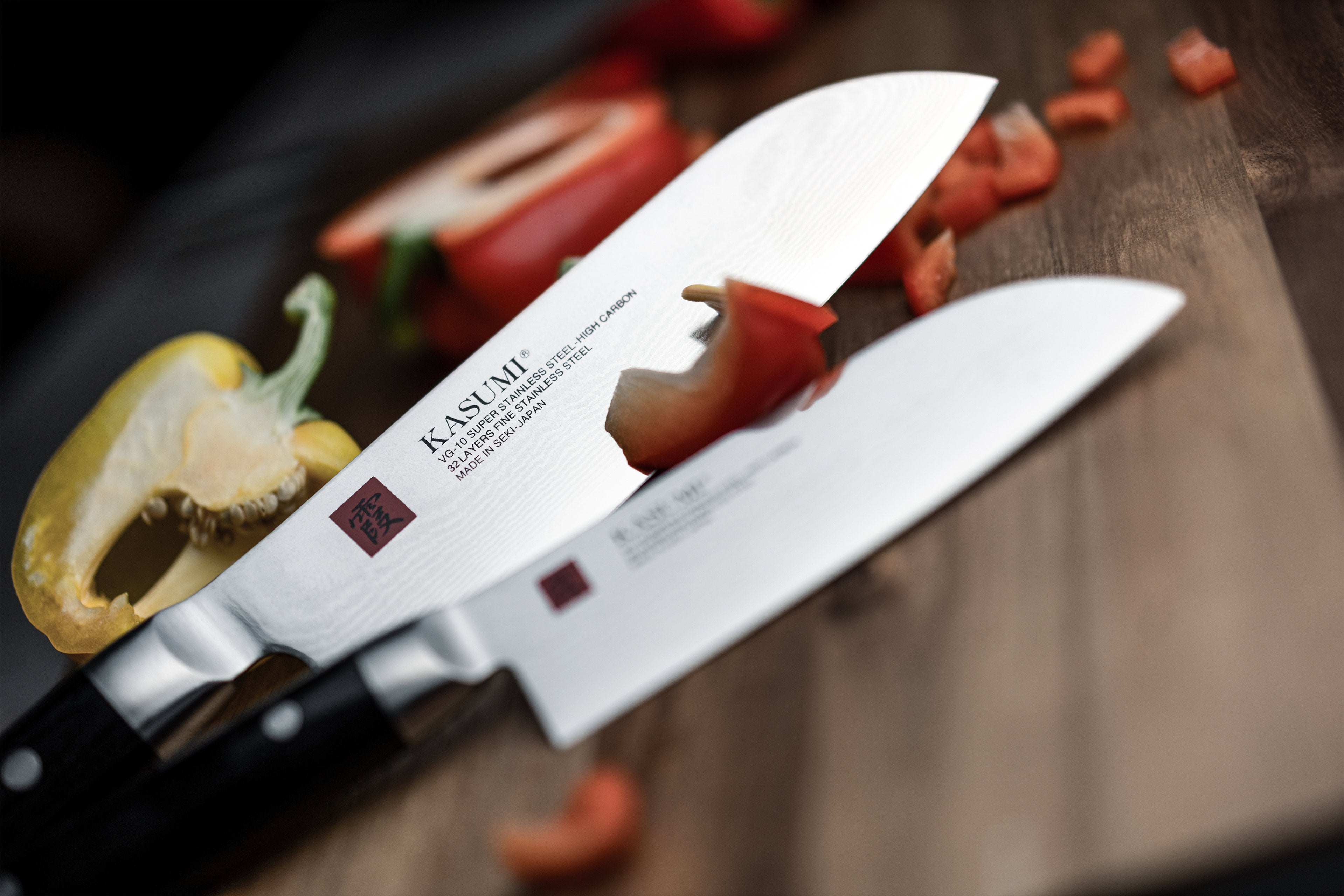 Kasumi 2 Piece Santoku Set