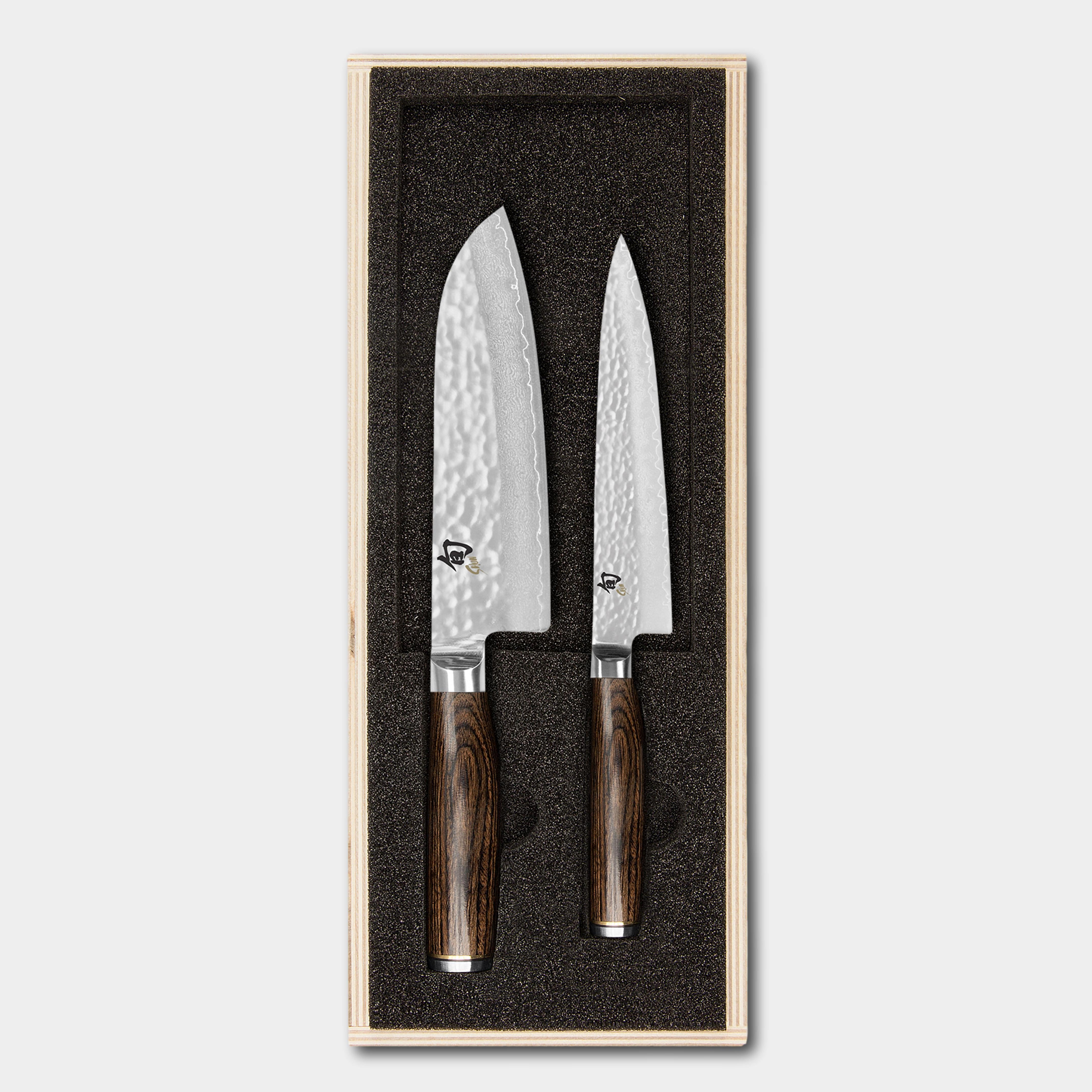 KAI Shun Premier 2 Piece Knife Set (Santoku & Utility)