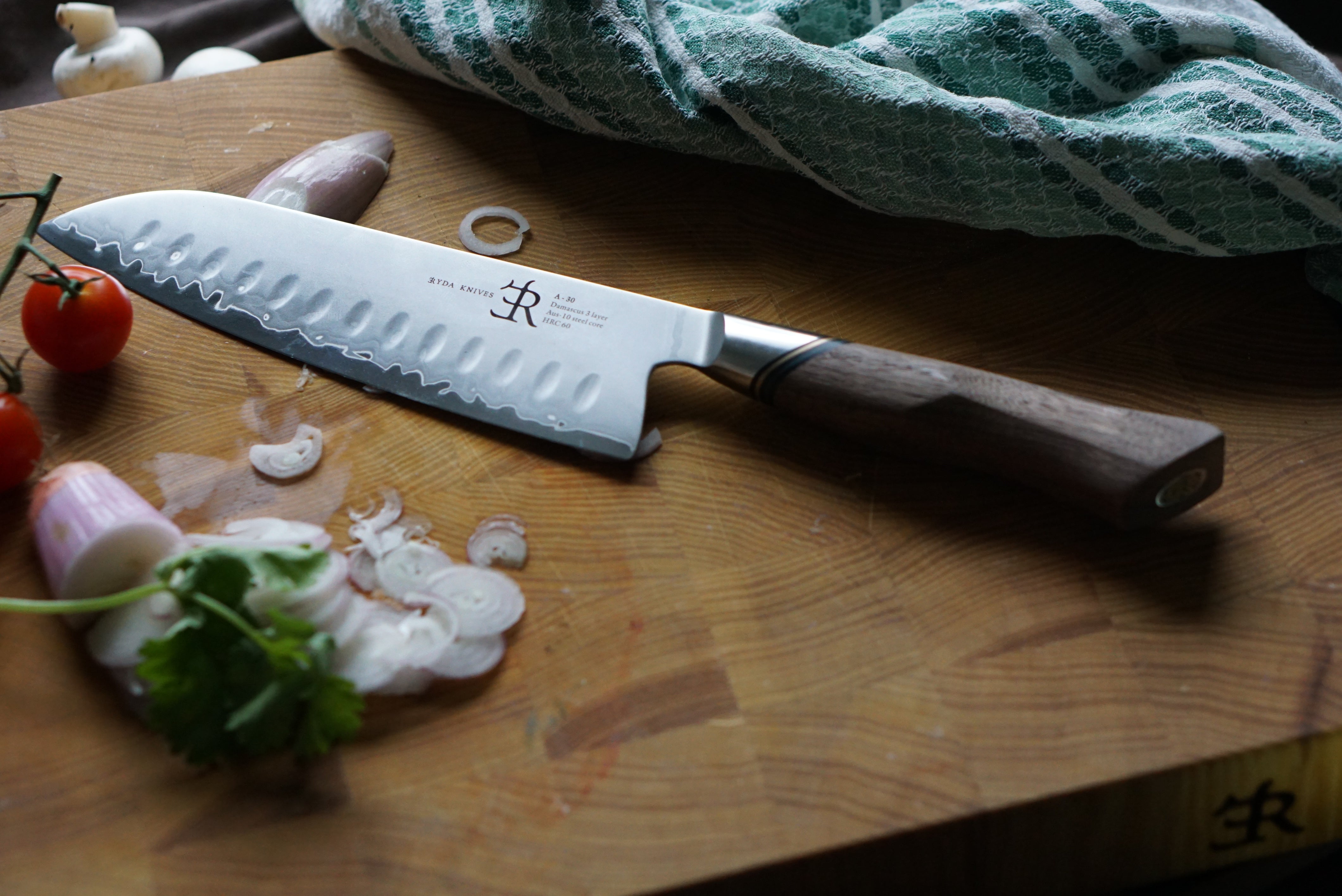 Ryda A30 Santoku Knife 18cm