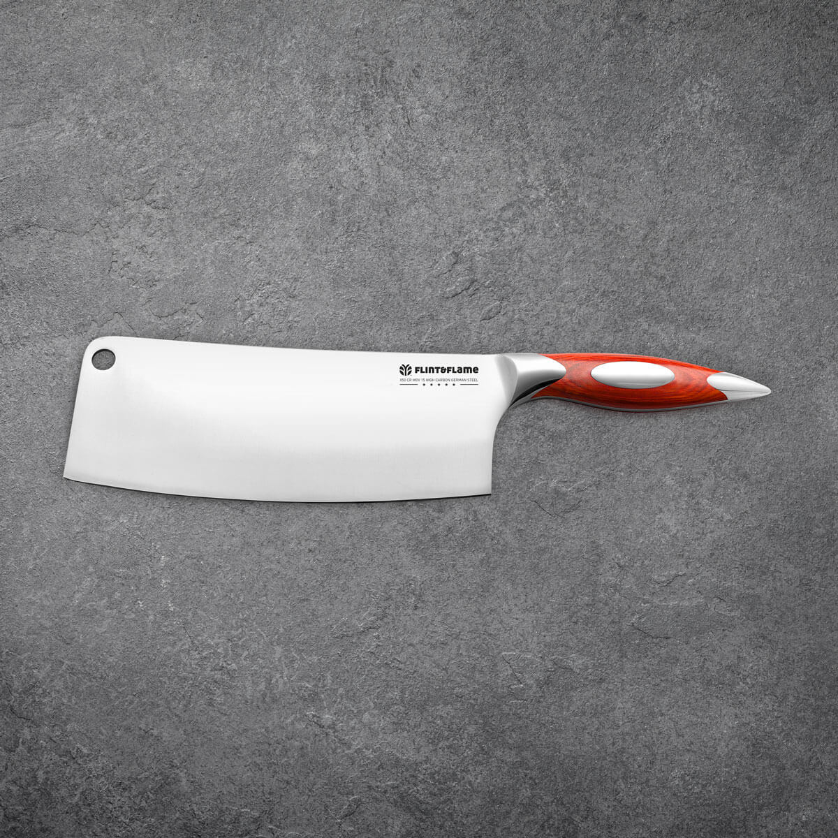 Flint and Flame 8 Inch Cleaver - FF-8CLEAV-BC - The Cotswold Knife Company