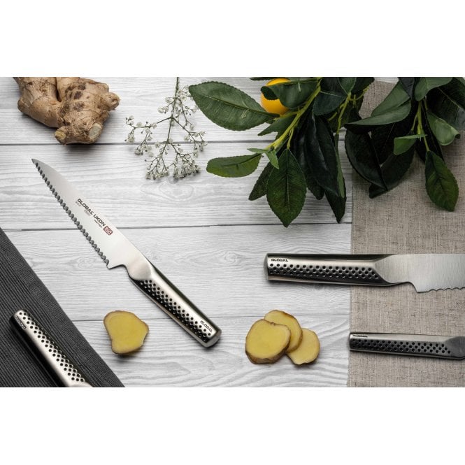 Global UKON Utility Knife 15cm Serrated Edge - GUS-22 - The Cotswold Knife Company