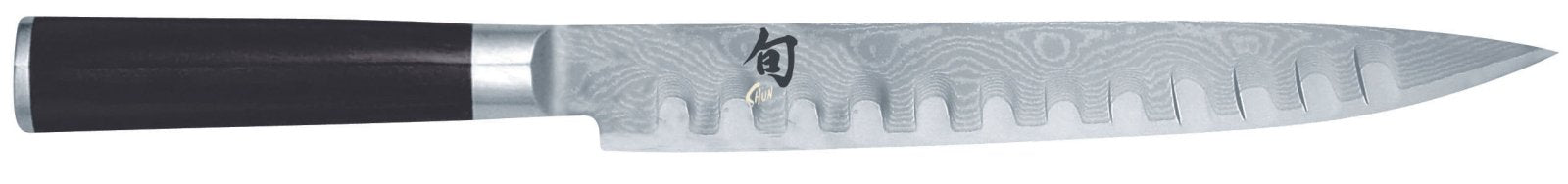 KAI Shun 23cm Scalloped Slicing Knife - KAI-DM-0720 - The Cotswold Knife Company
