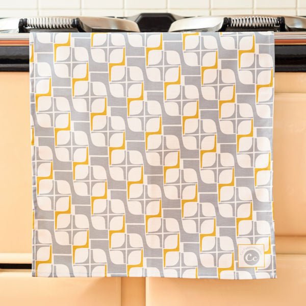 Stanton Geo Tea Towel - geotowel - The Cotswold Knife Company