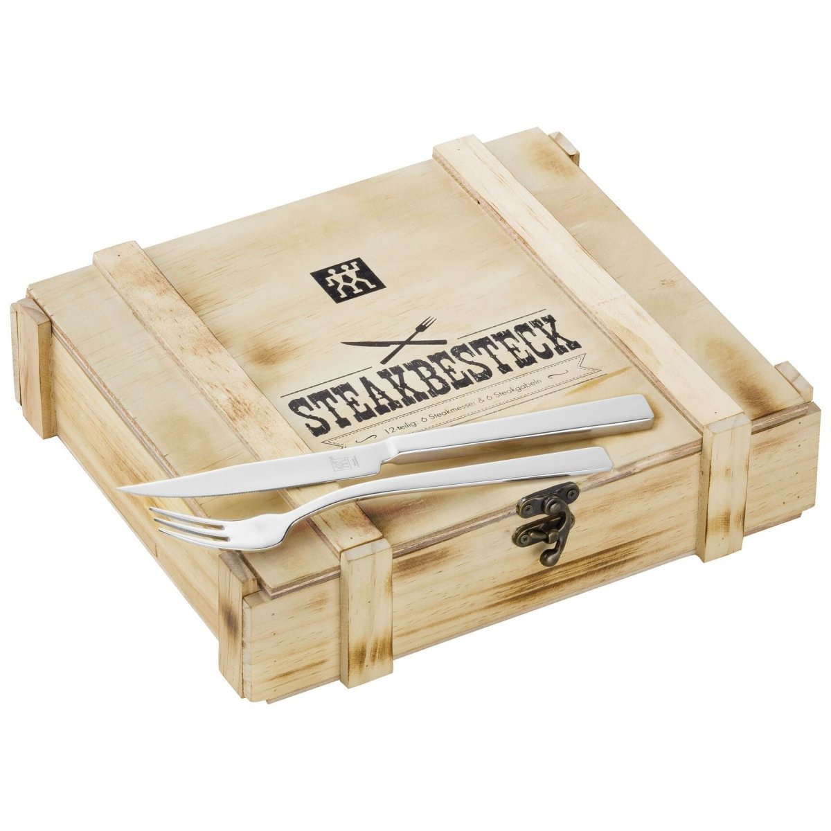 ZWILLING® 12 Piece Polished Steak Cutlery Set - 071503590 - The Cotswold Knife Company