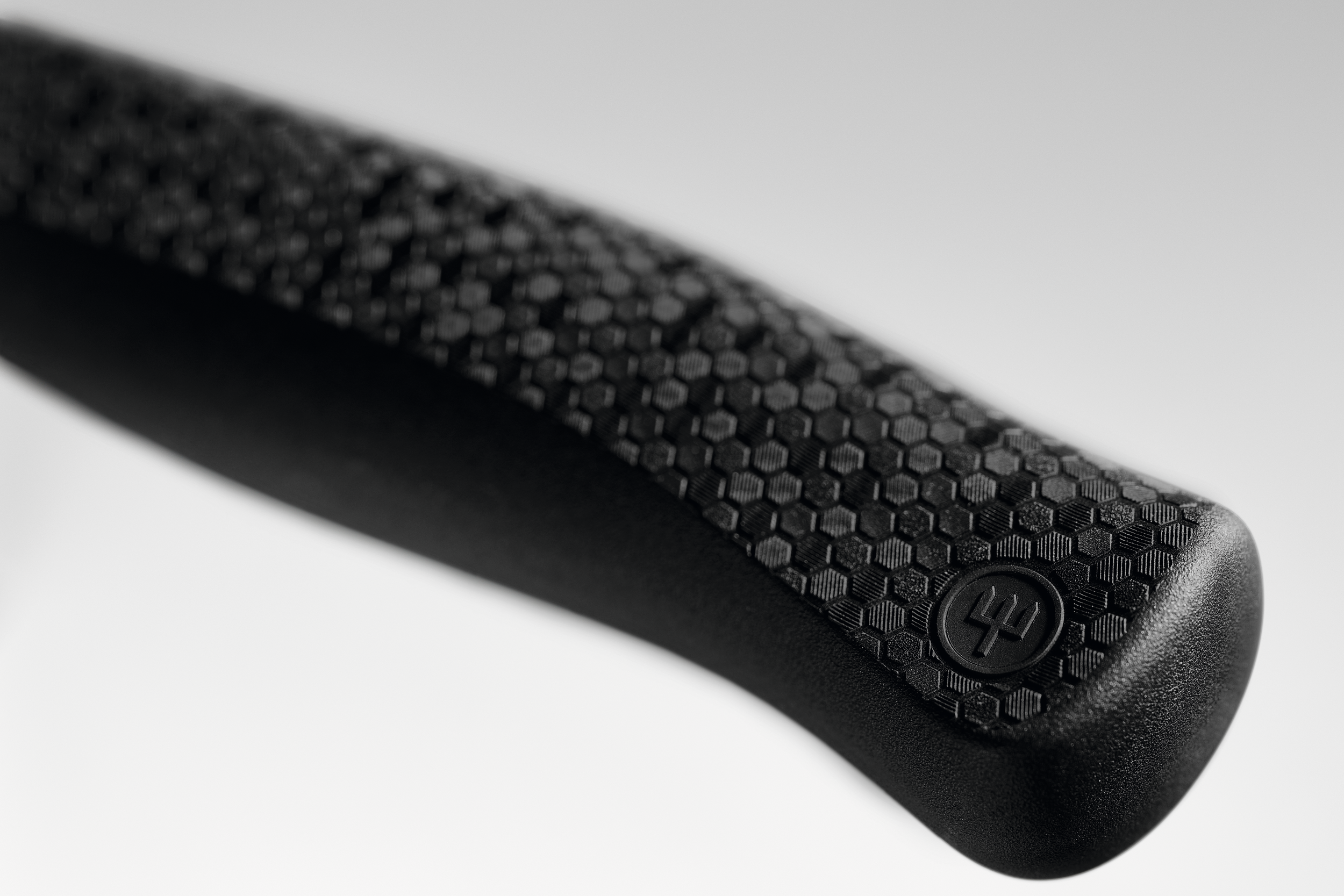 Wusthof Perfomer 17cm Rotoku knife with diamond like carbon coating and honeycombe handle by The Cotswold Knife Company