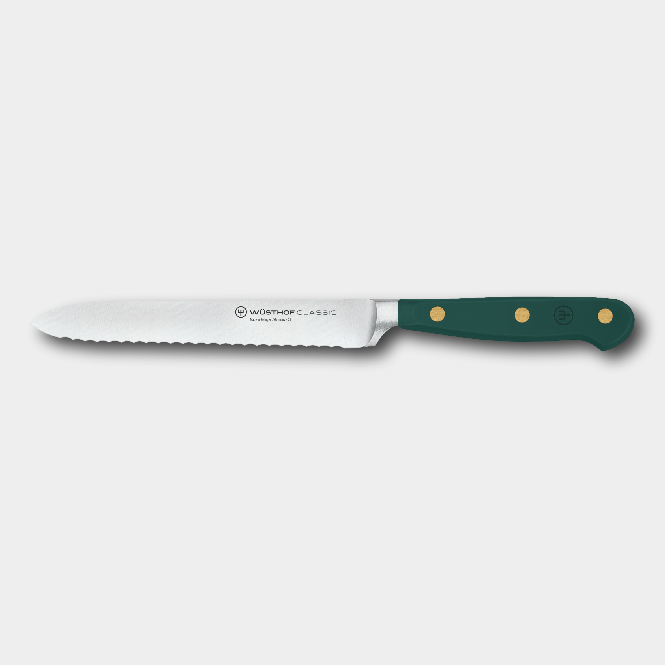 Wusthof Classic Fresh Rosemary 14cm Serrated Utility knife from The Cotswold Knife Company