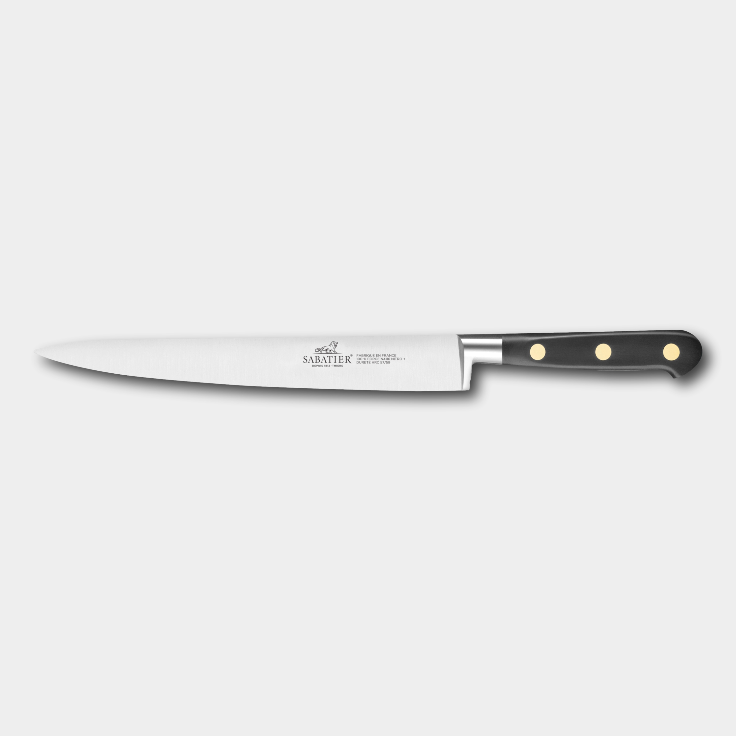 Lion Sabatier Ideal Brass 20cm Slicer Knife
