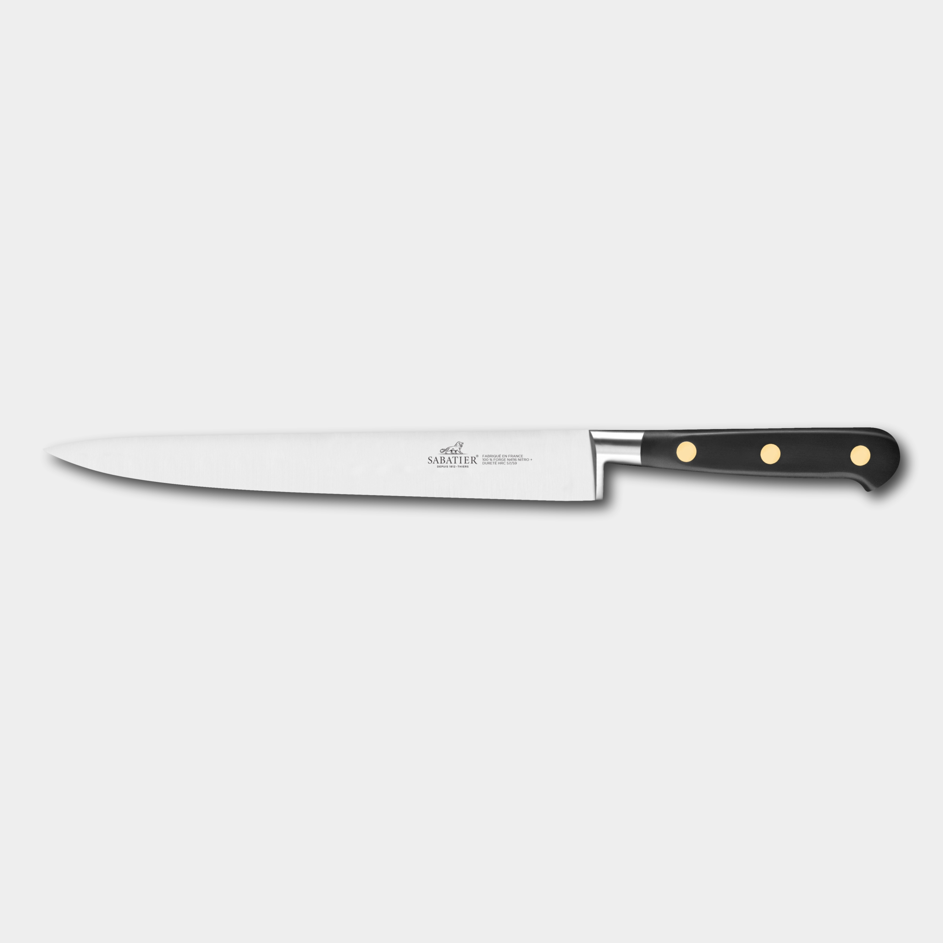 Lion Sabatier Ideal Brass 25cm Slicer Knife