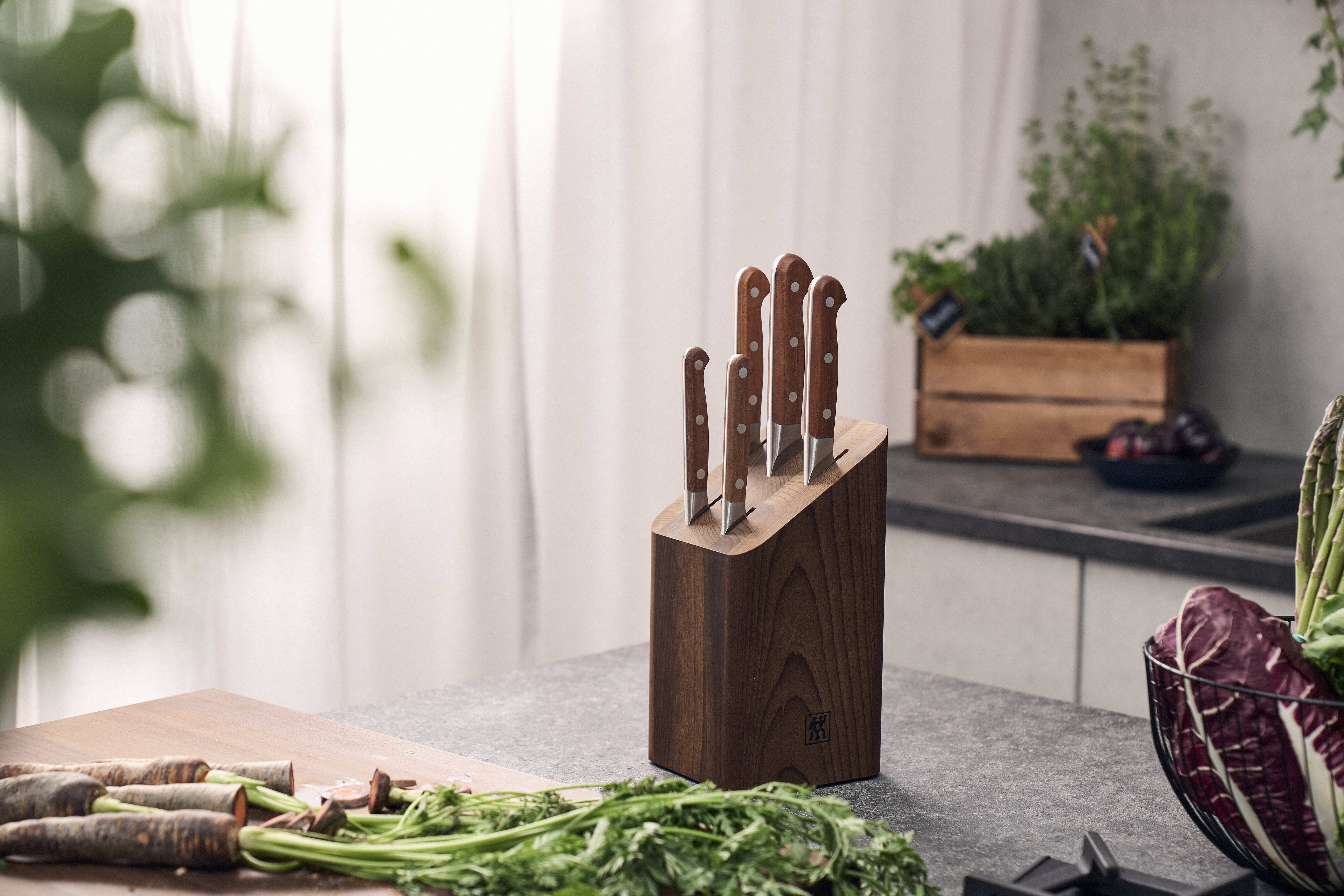 ZWILLING® SPECIAL EDITION 6 Piece Brown Beech Knife Block Set