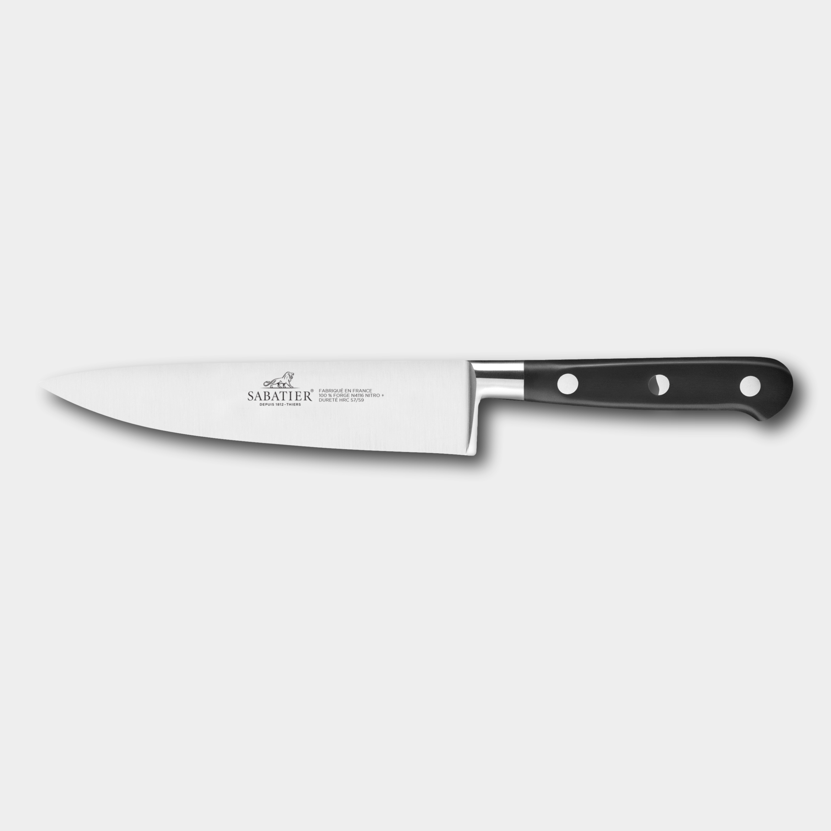 Lion Sabtier Ideal Steel 3 Piece Knife Set - Paring/Utility/Chef Knives