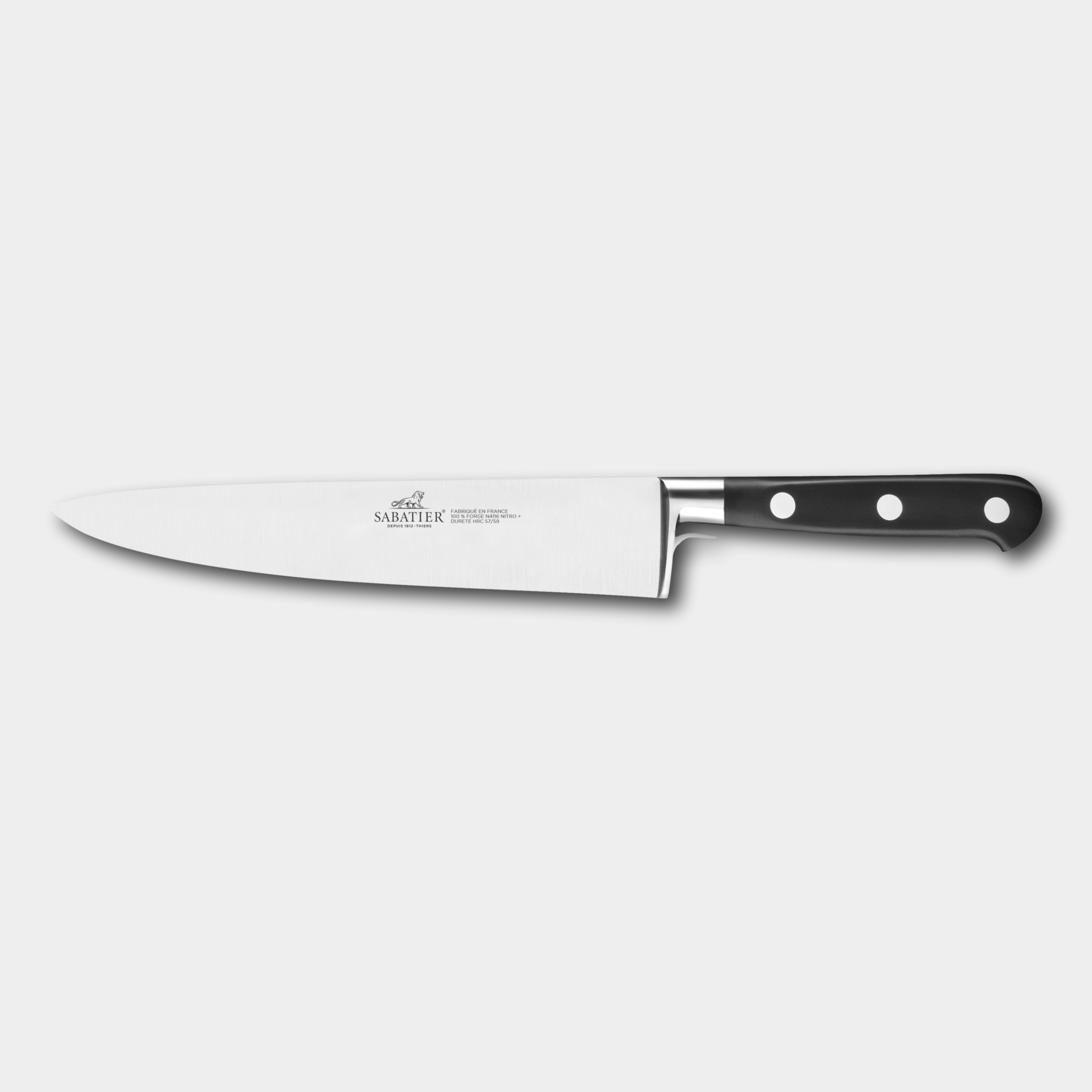 Lion Sabtier Ideal Steel 3 Piece Set - Paring/Utility/Chef Knives