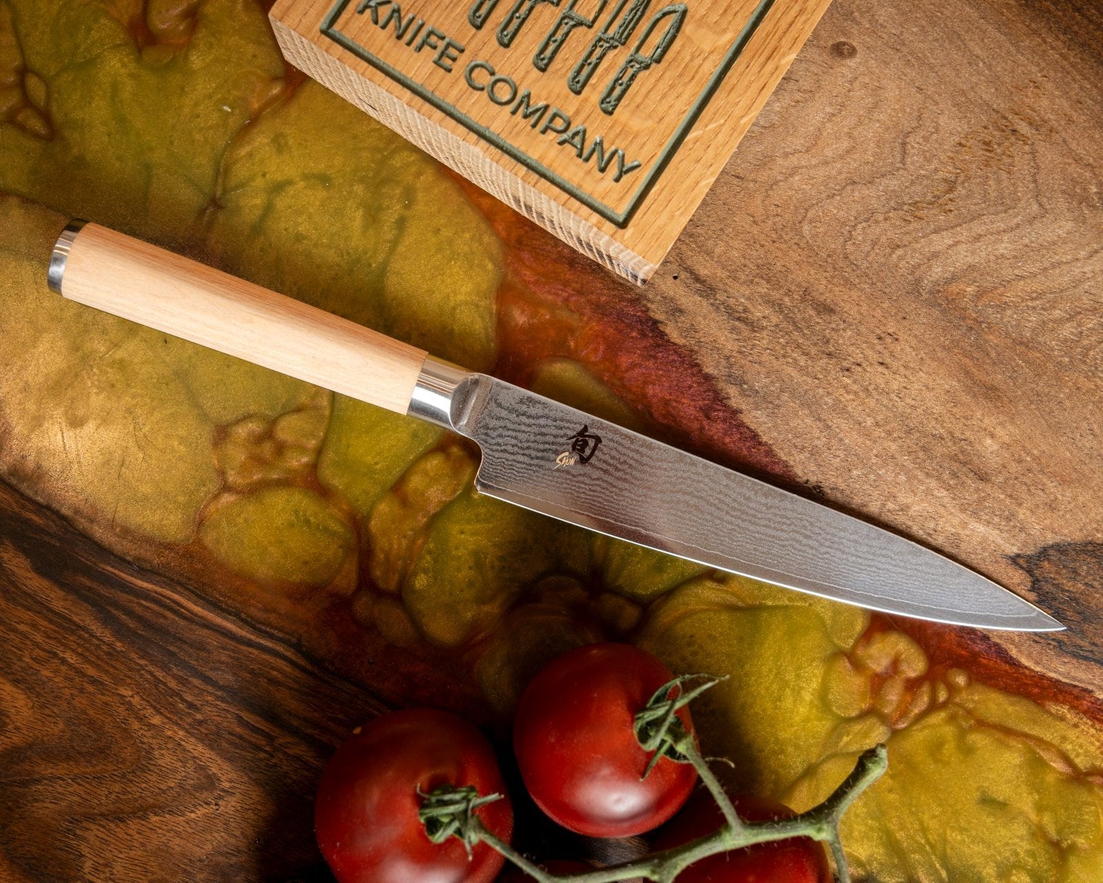 Kai Shun White bundle set, 5 knives,  and whetstone by The Cotswold Knife Company