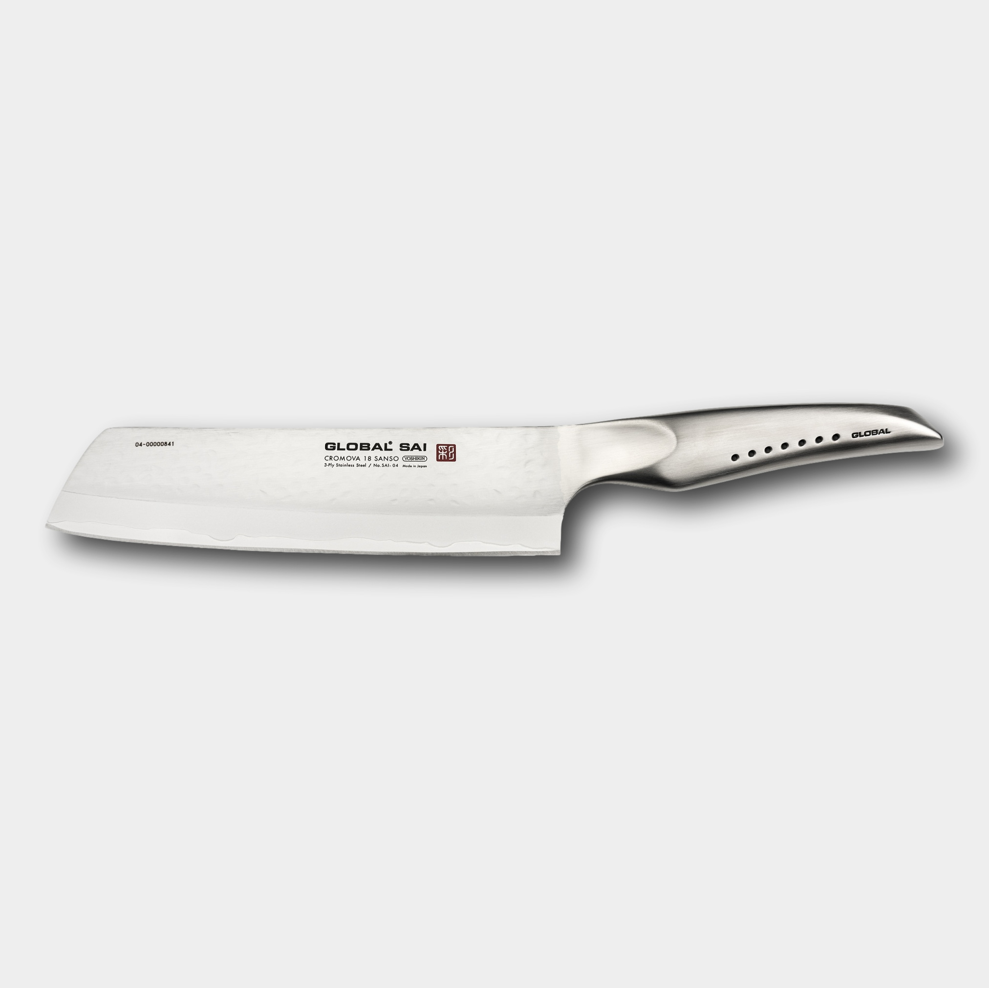 Global Sai Vegetable/Nakiri Knife 19cm