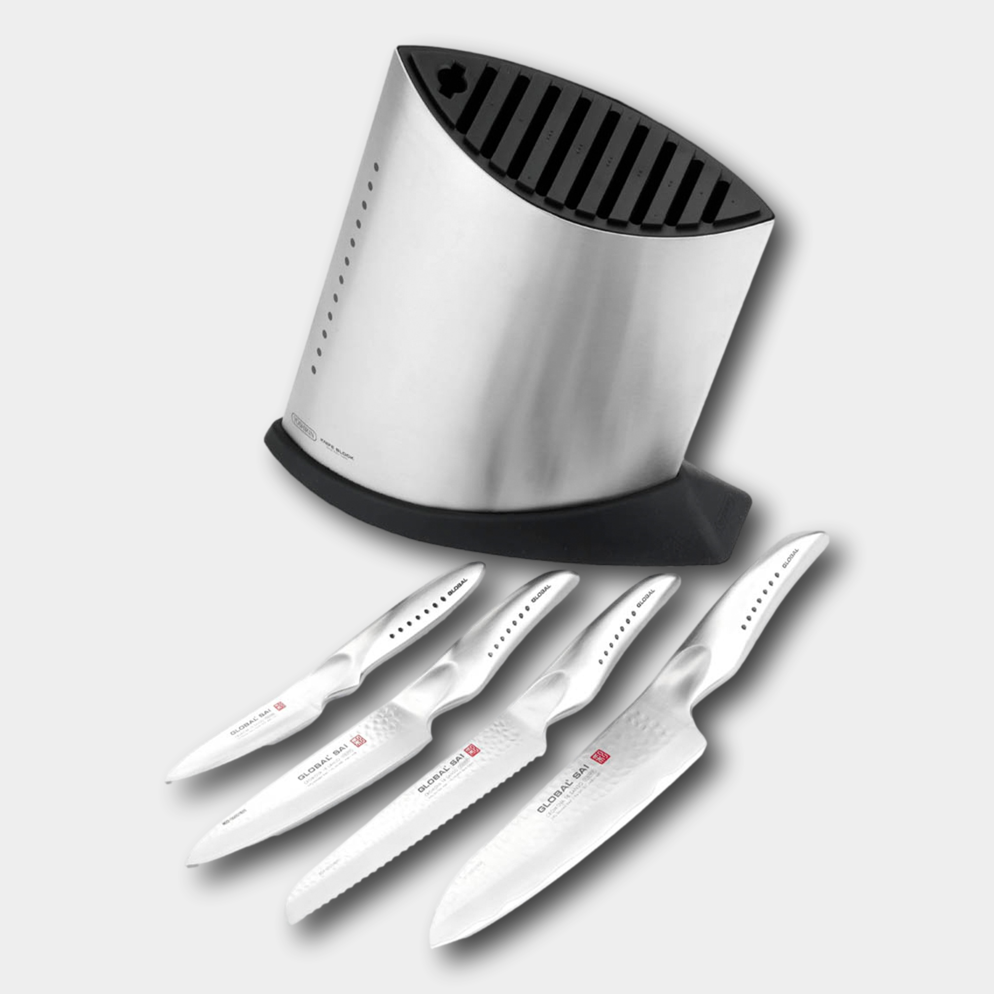 Global Sai 5 Piece Knife Block Set