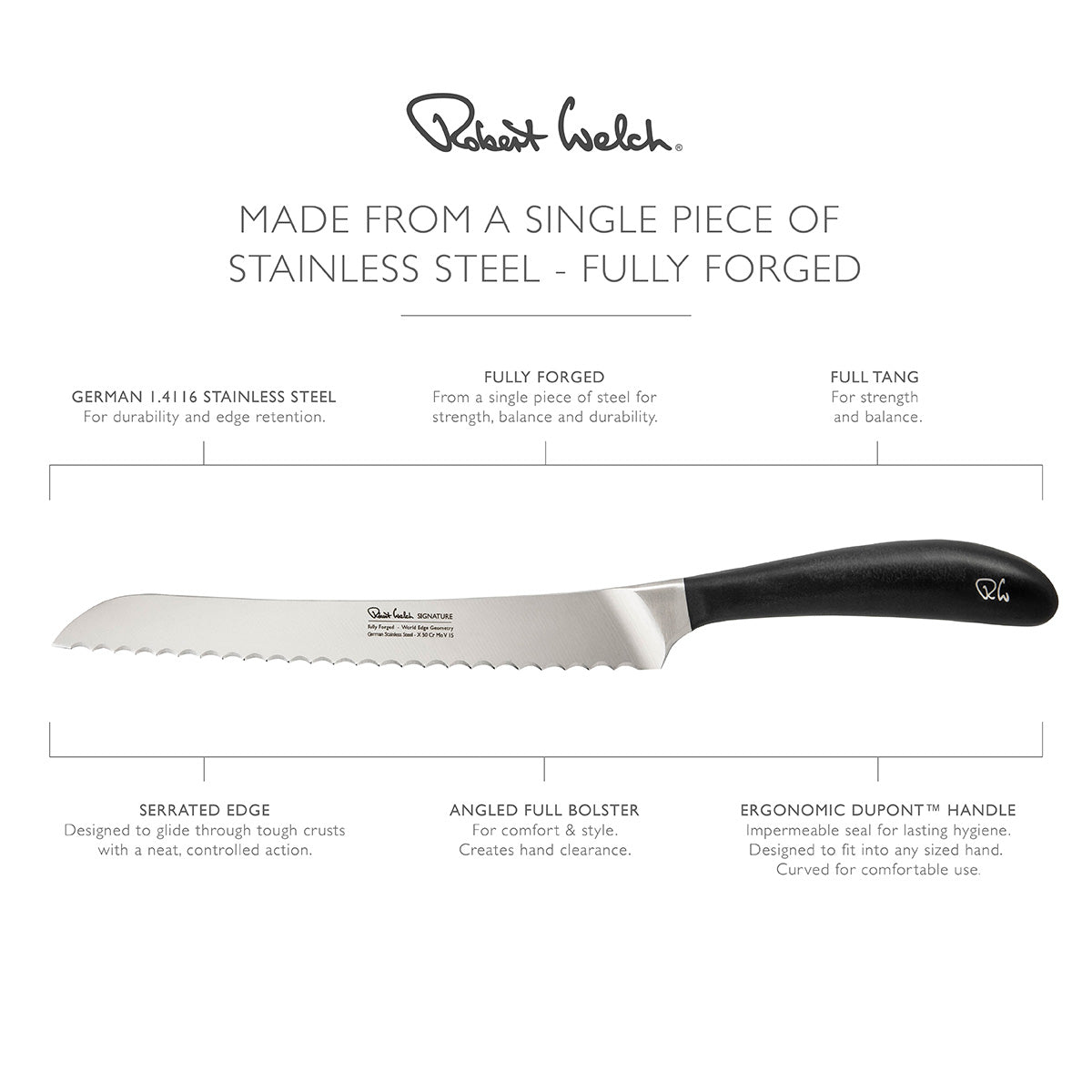 Robert Welch Signature 23cm Bread Knife
