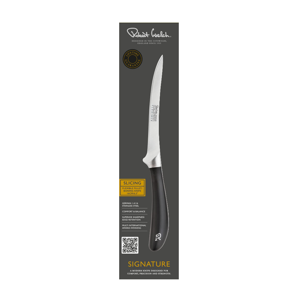 Robert Welch Signature 16cm Flexible Filleting / Boning Knife