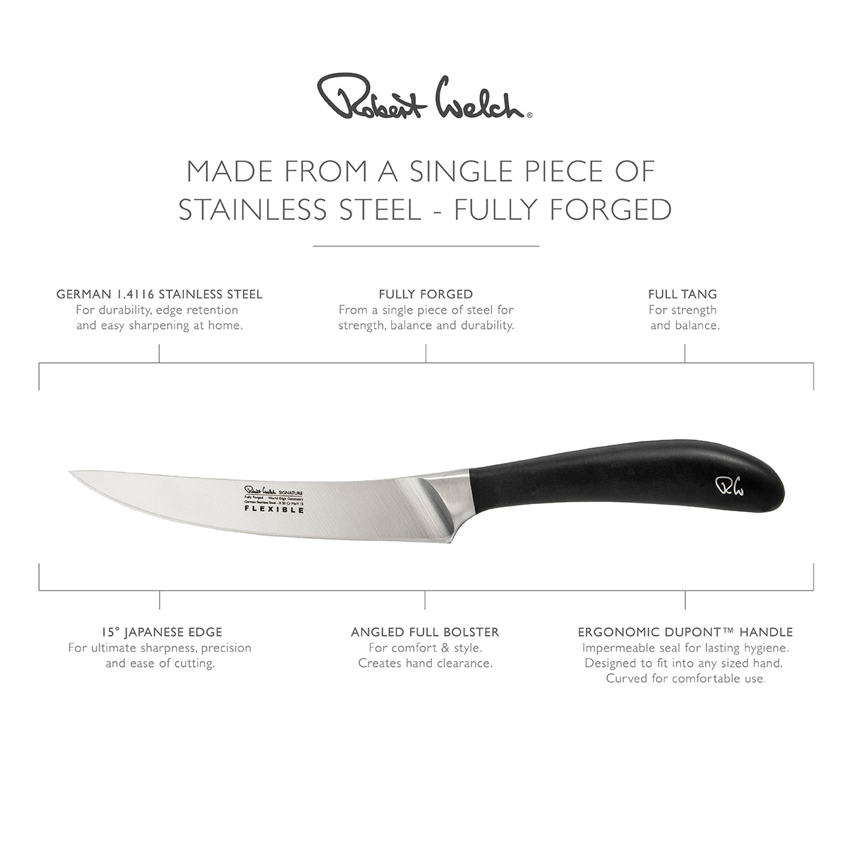Robert Welch Signature 16cm Flexible Utility Knife