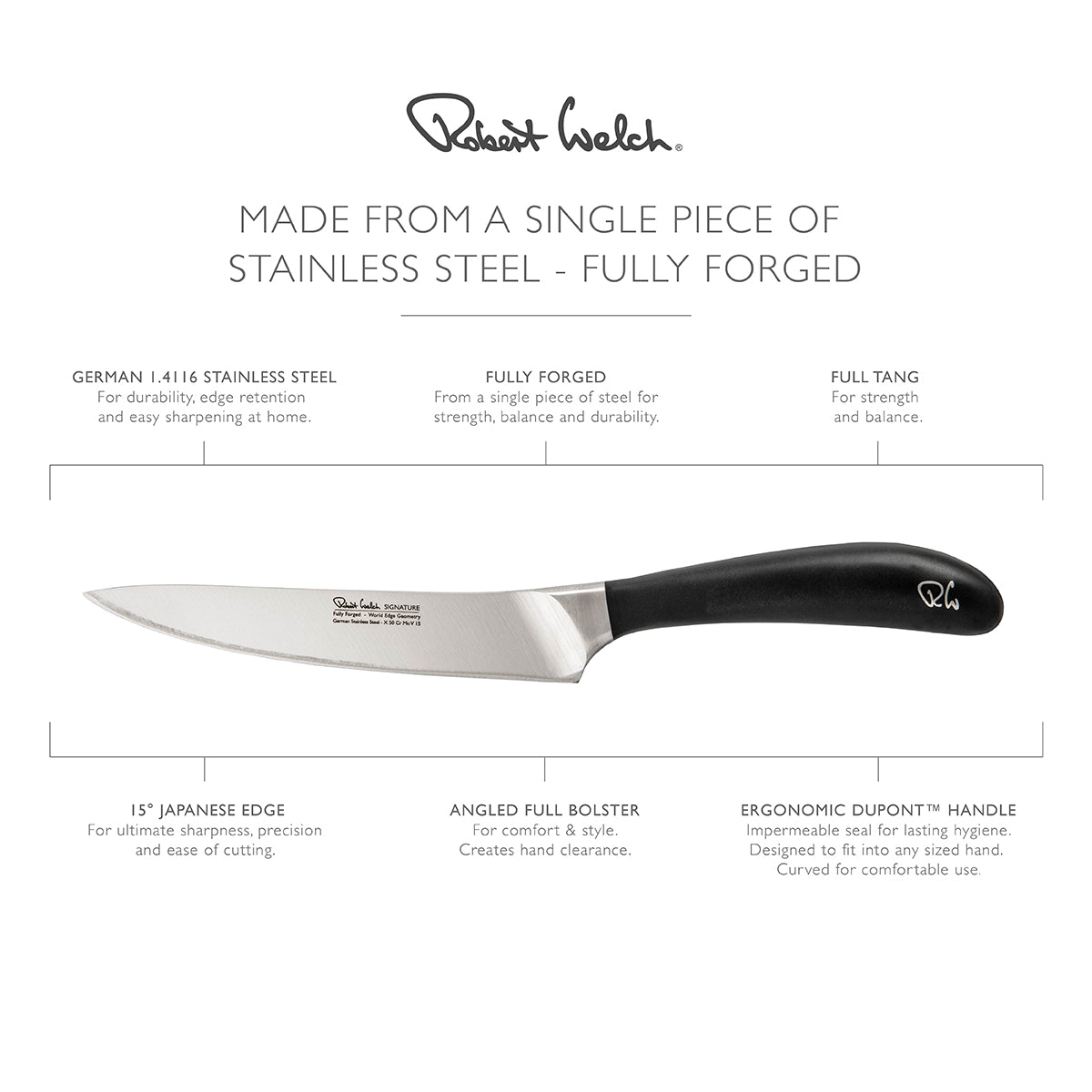 Robert Welch Signature 14cm Kitchen Knife