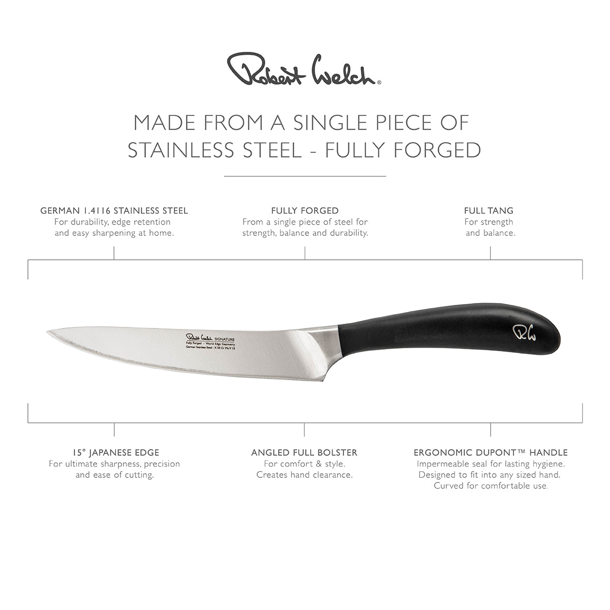 Robert Welch Signature 12cm Kitchen Knife