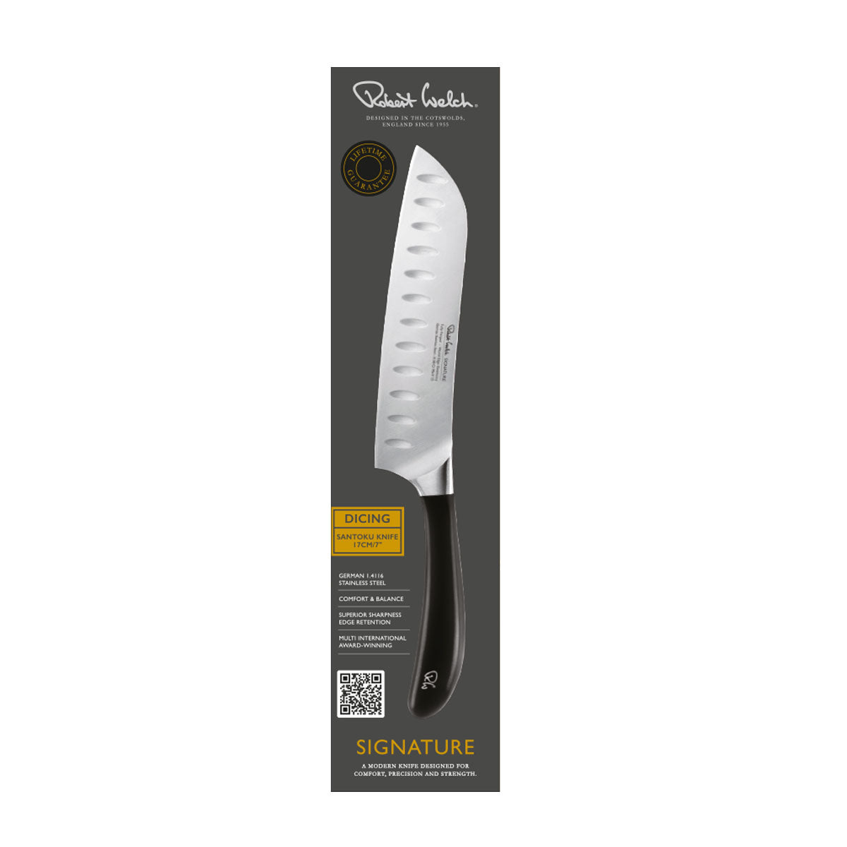 Robert Welch Signature 17cm Santoku Knife