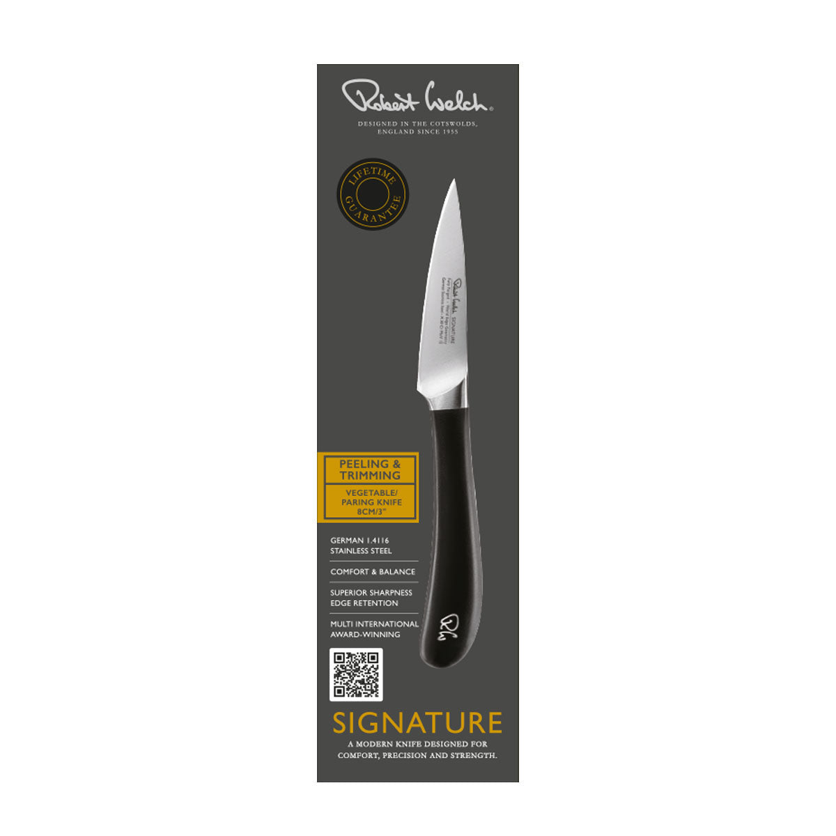 Robert Welch Signature 8cm Vegetable / Paring Knife