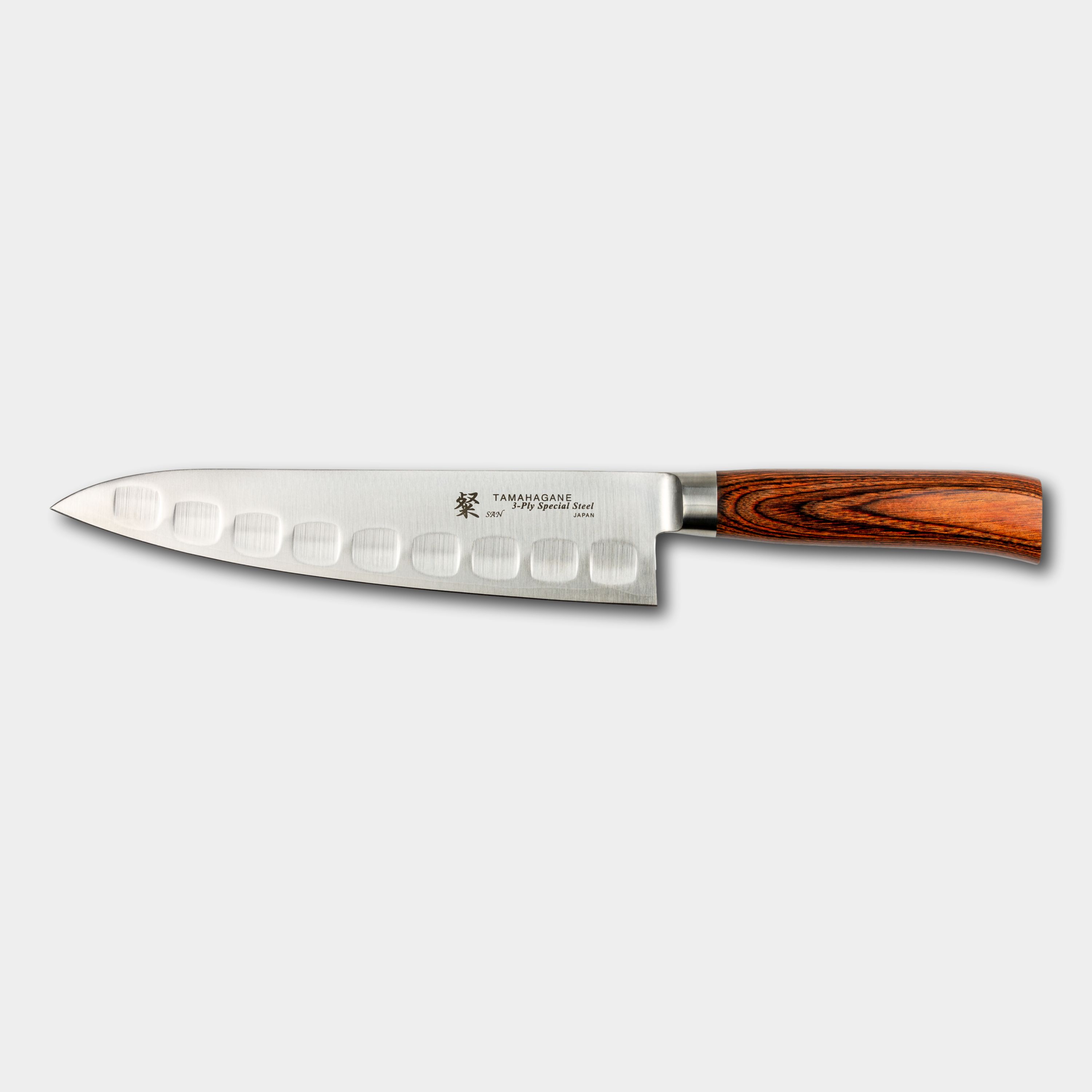 Tamahagane San 21cm Fluted Chef's Knife