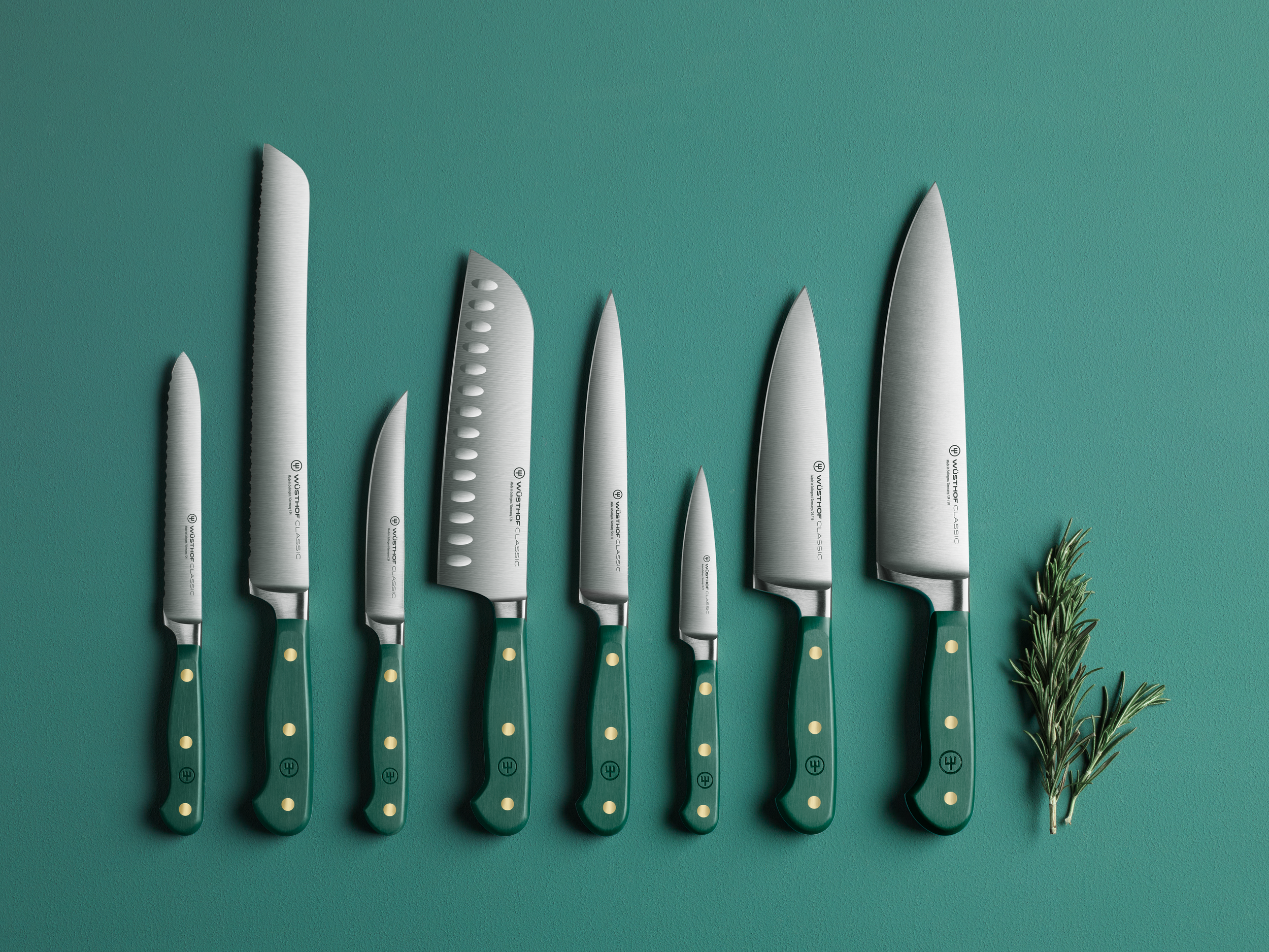 Wusthof Classic Fresh Rosemary range available from the cotswold knife company