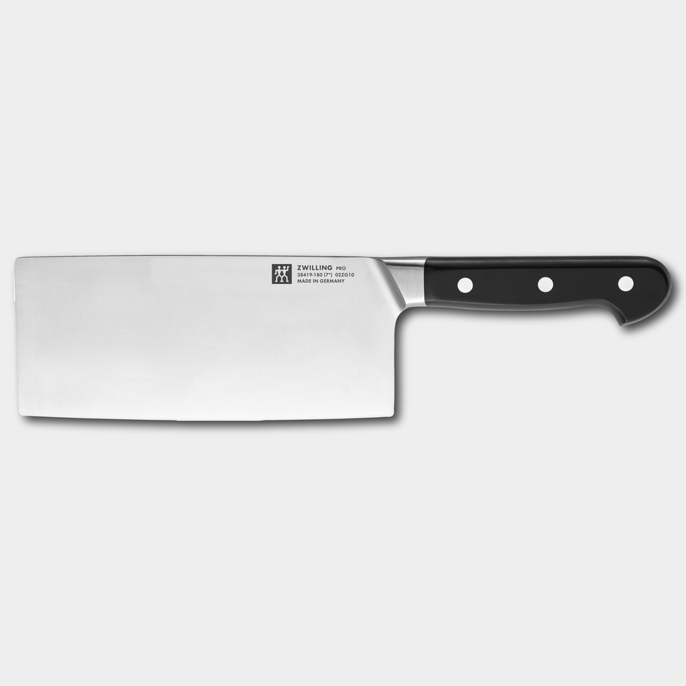ZWILLING® Pro Chinese Chef's Knife 18cm The Cotswold Knife Company