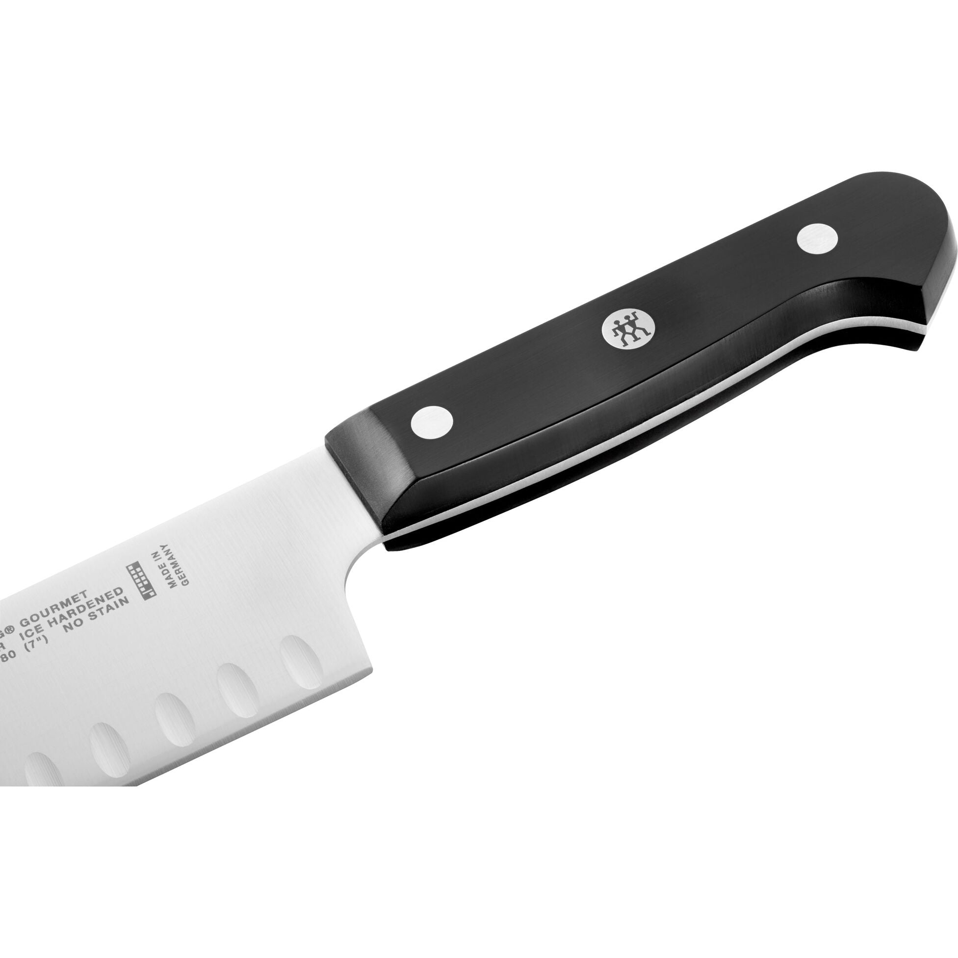 ZWILLING® Gourmet 18cm Hollow Edge Santoku Knife