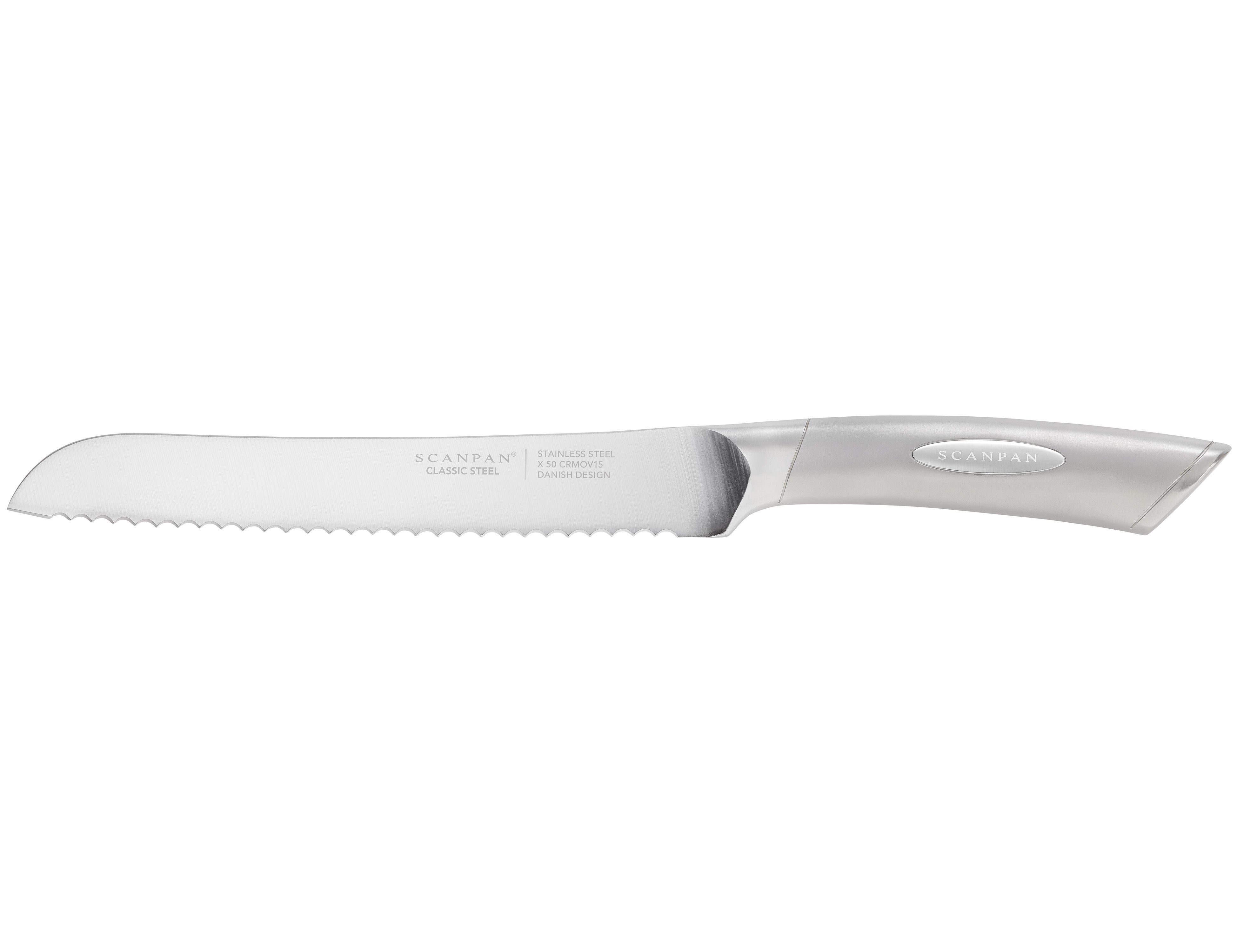 Scanpan Classic Steel 7pc Knife Block Set - SP9001030700 - The Cotswold Knife Company