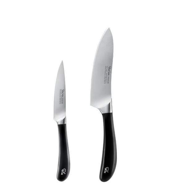 Robert Welch Signature Kitchen Knife Set with Knife Sharpener