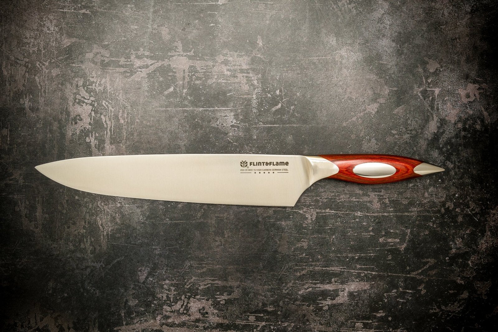 Flint and Flame 10 inch Chef's Knife - FF-10CHEF-BC - The Cotswold Knife Company