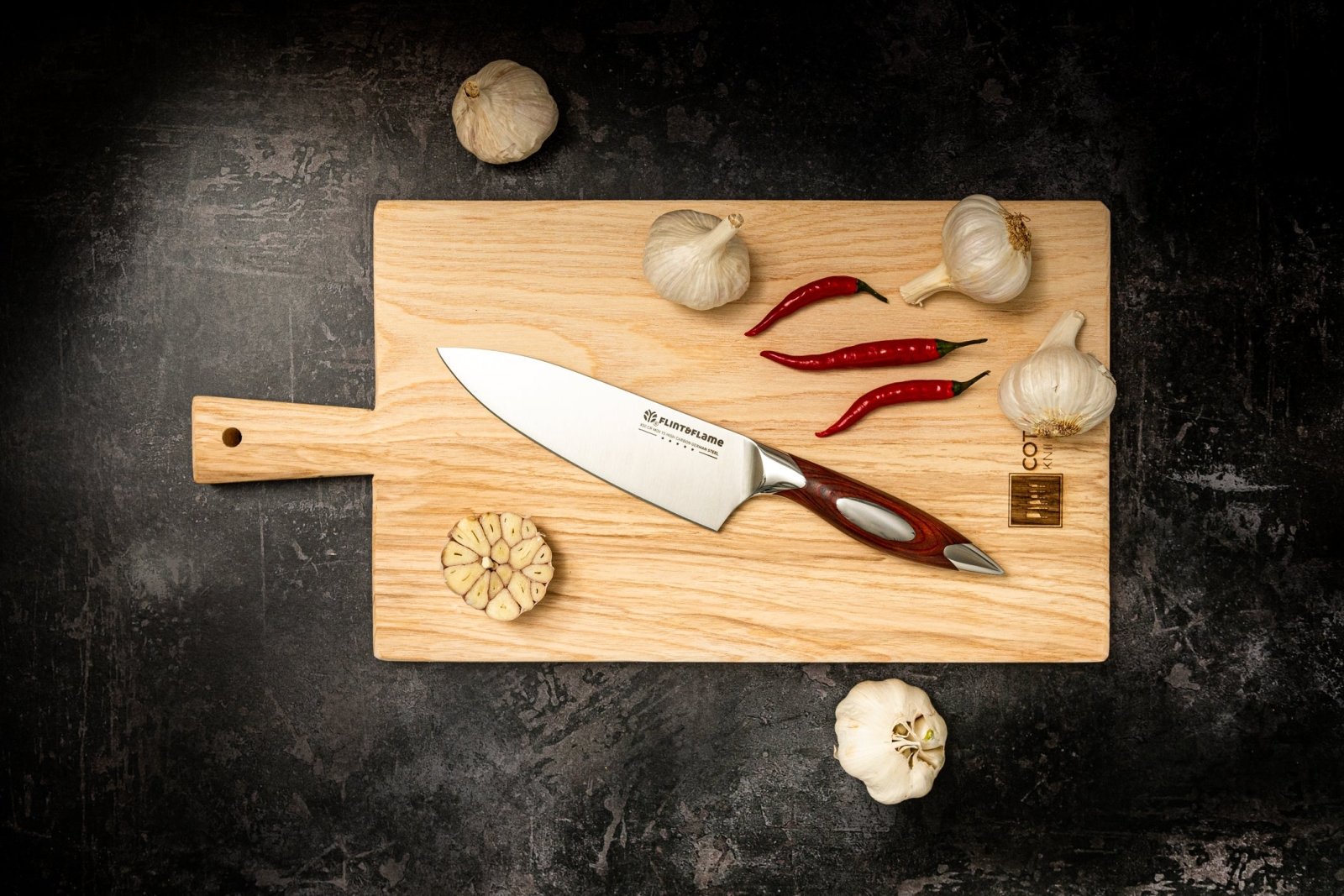 Flint and Flame 6 inch Chef Knife - FF-6CHEF-BC - The Cotswold Knife Company