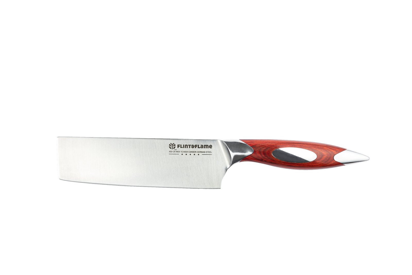 Flint and Flame 6 inch Nakiri Knife - FF-NAKIRI-BC - The Cotswold Knife Company