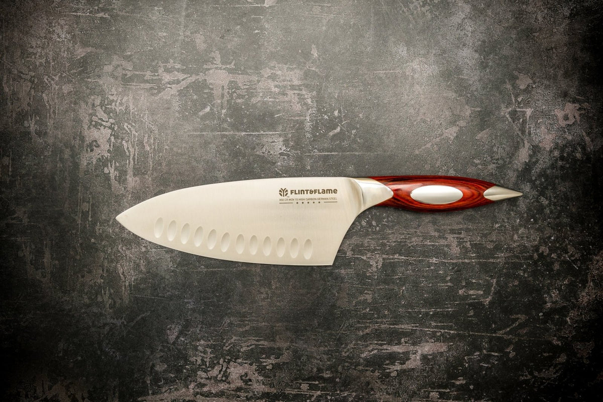 Flint and Flame 7 Inch Asian Cleaver The Cotswold Knife Company