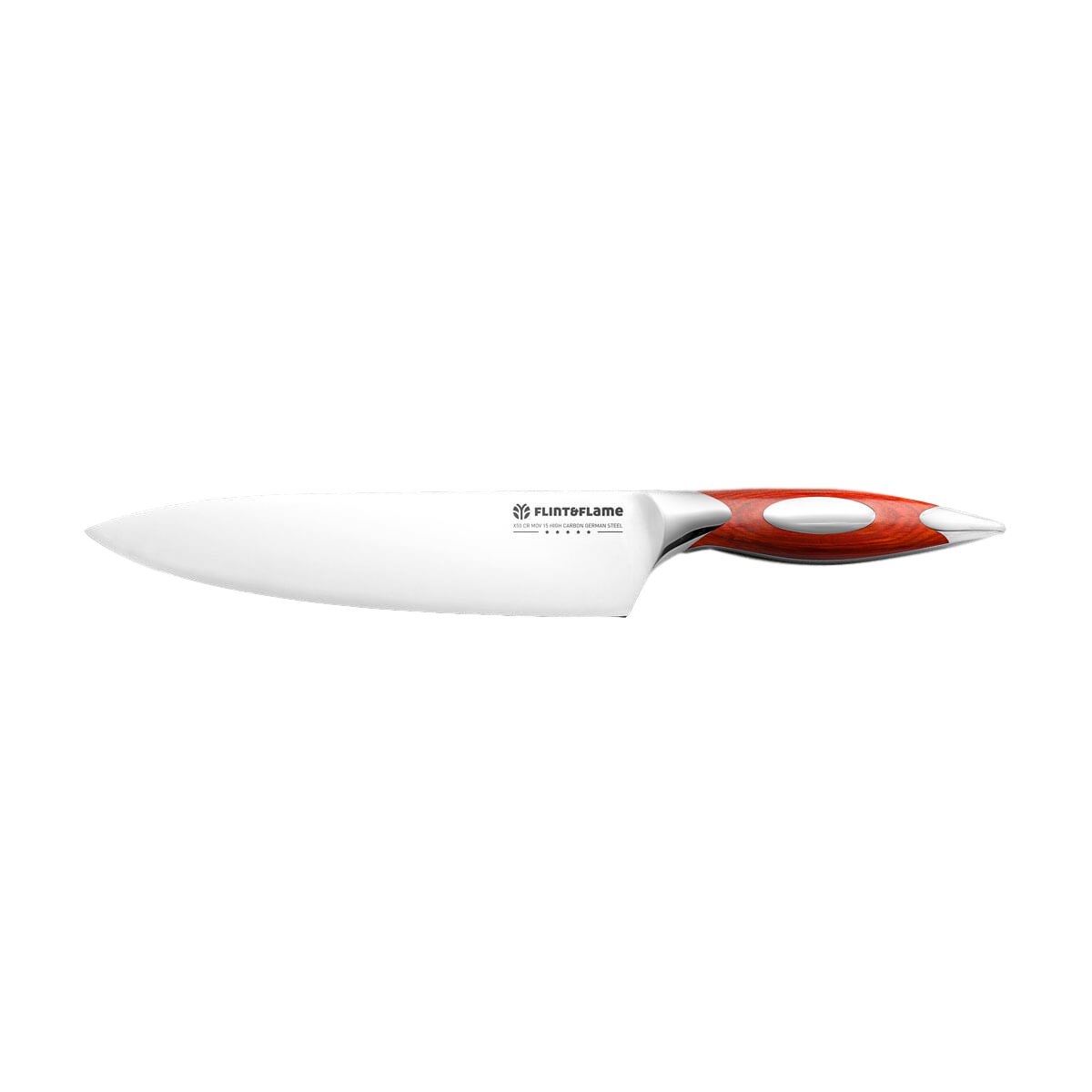 Flint and Flame 8 inch Chef Knife - FF-8CHEF-BC - The Cotswold Knife Company
