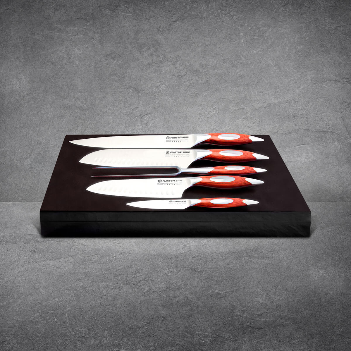 Flint & Flame Gourmet 5 piece Set - FF-5PCGOUR-W - The Cotswold Knife Company