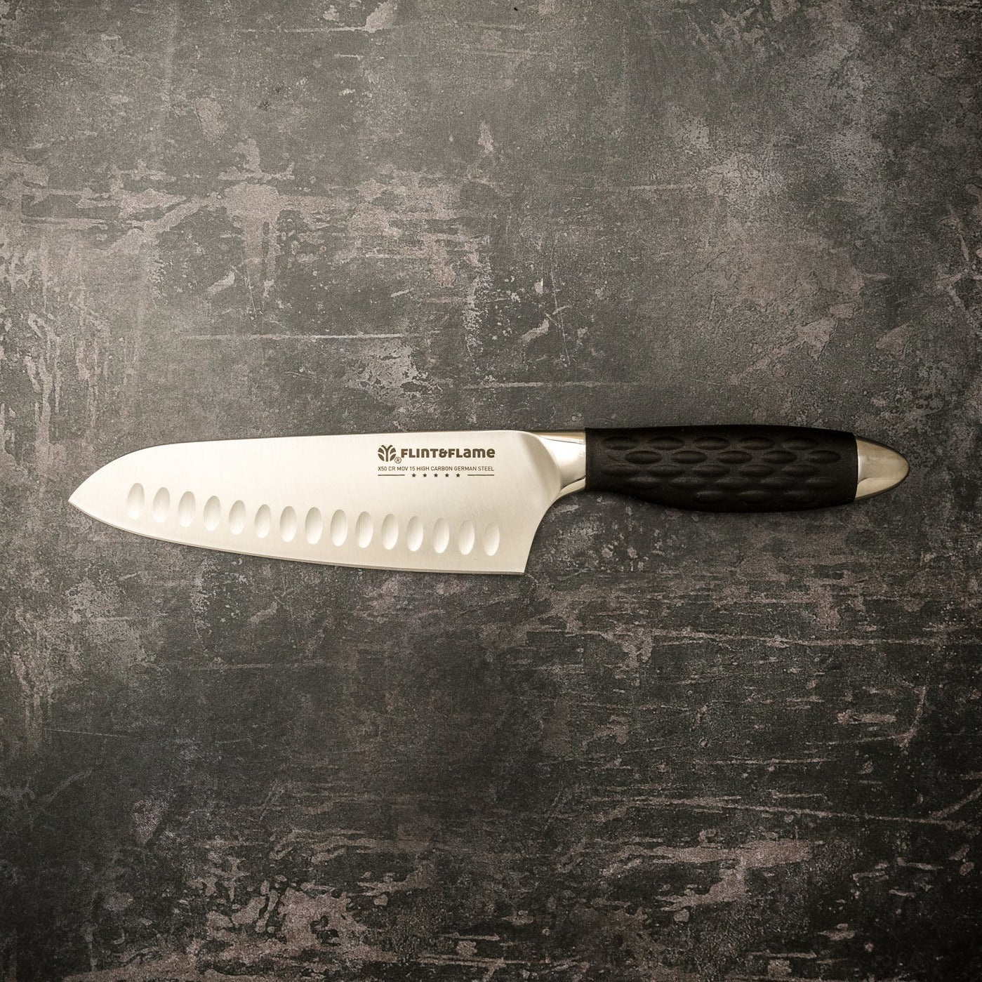 Flint & Flame Pro Series 6" Santoku Knife - PS-6SAN-BP - The Cotswold Knife Company