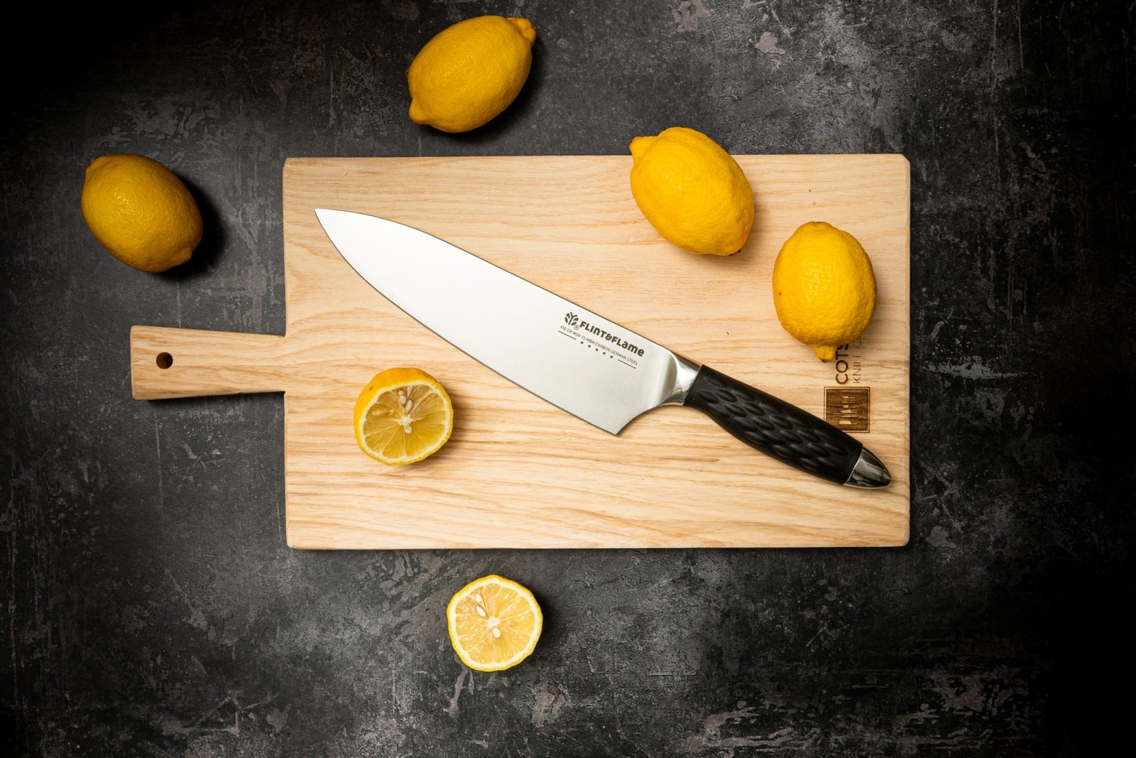 Flint & Flame Pro Series 8" Chef Knife - PS-8CHEF-BP - The Cotswold Knife Company