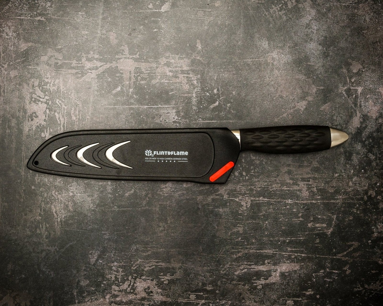 Flint & Flame Pro Series 8" Santoku Knife - PS-8SAN-BP - The Cotswold Knife Company
