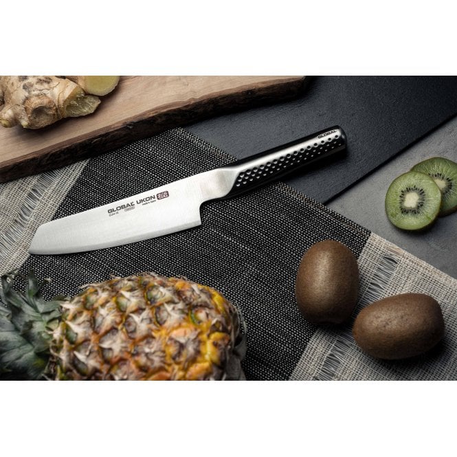Global UKON Vegetable/Nakiri Knife 13cm - GUM-10 - The Cotswold Knife Company