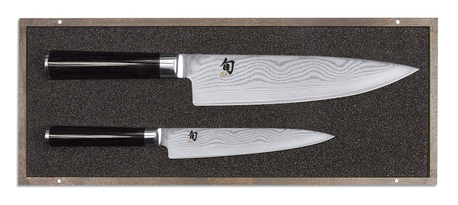 KAI Shun 2 Piece Knife Set - Chef Knife & Utility Knife - KAI-DMS-220 - The Cotswold Knife Company
