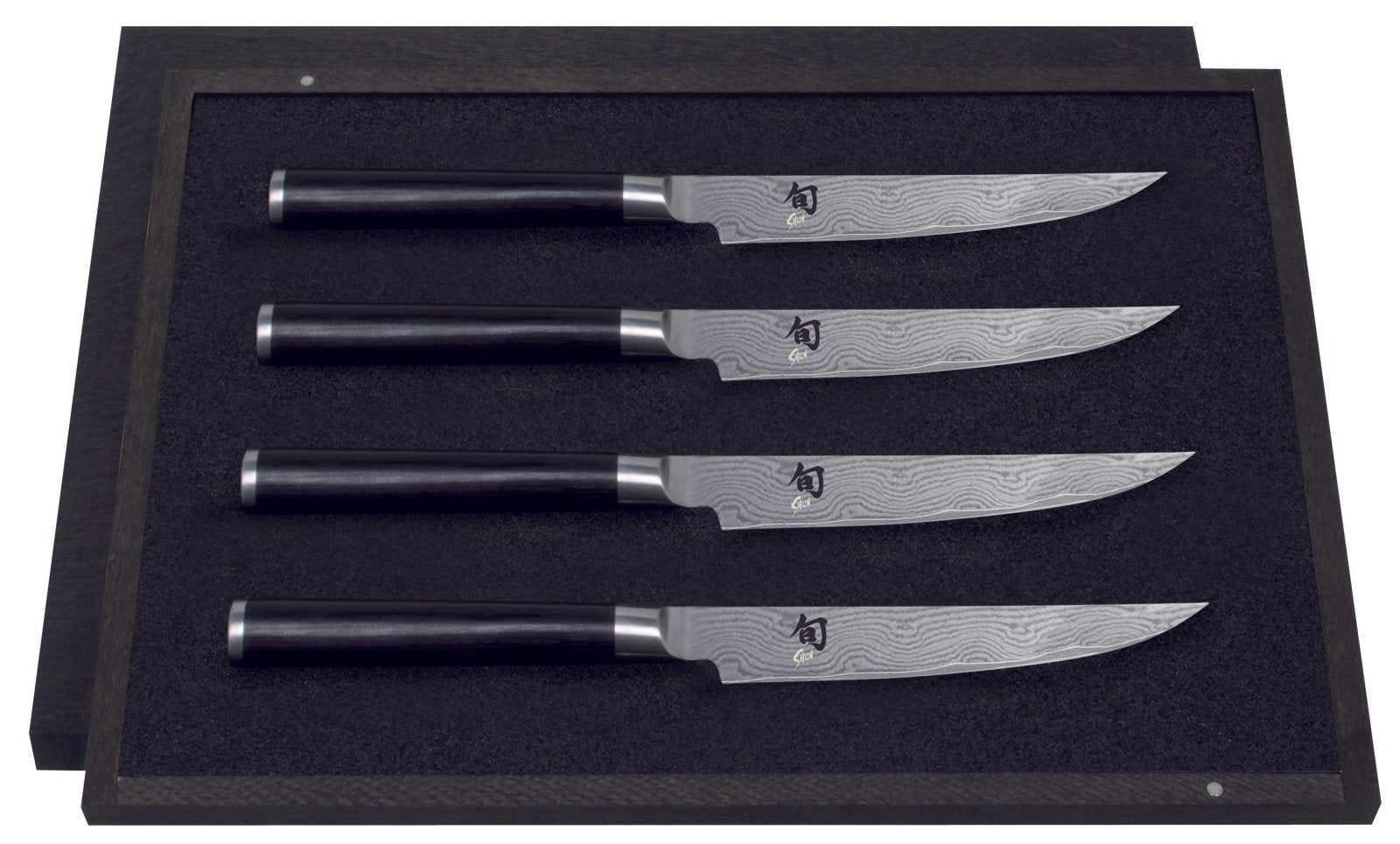 KAI Shun 4 Piece Steak Knife Set - KAI-DMS-400 - The Cotswold Knife Company