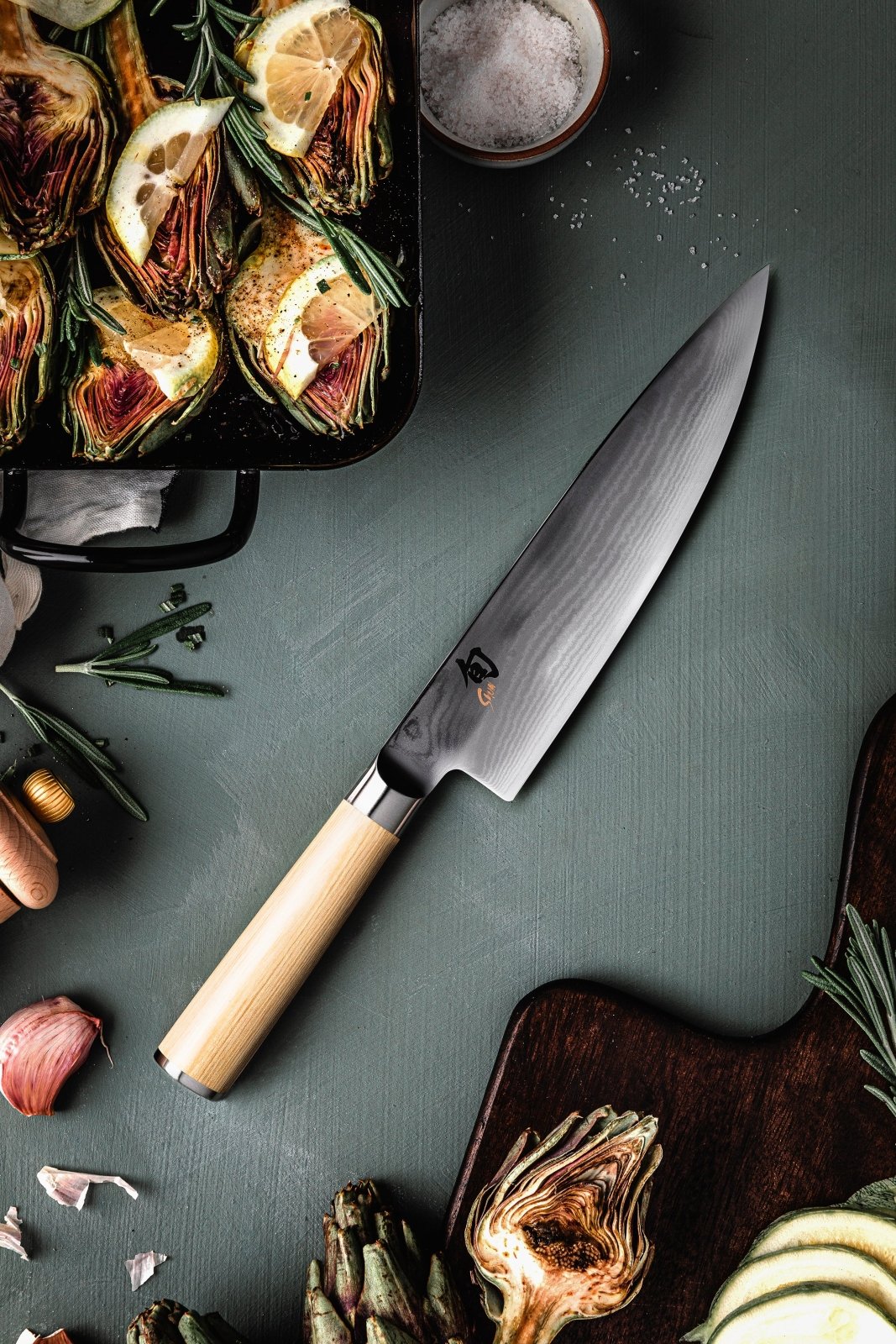 KAI Shun White 20cm Chefs Knife - KAI-DM-0706W - The Cotswold Knife Company