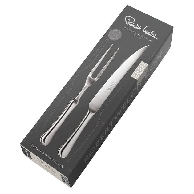 Radford Bright Carving Set, 2 Piece by Robert Welch - RADBR1090V - The Cotswold Knife Company