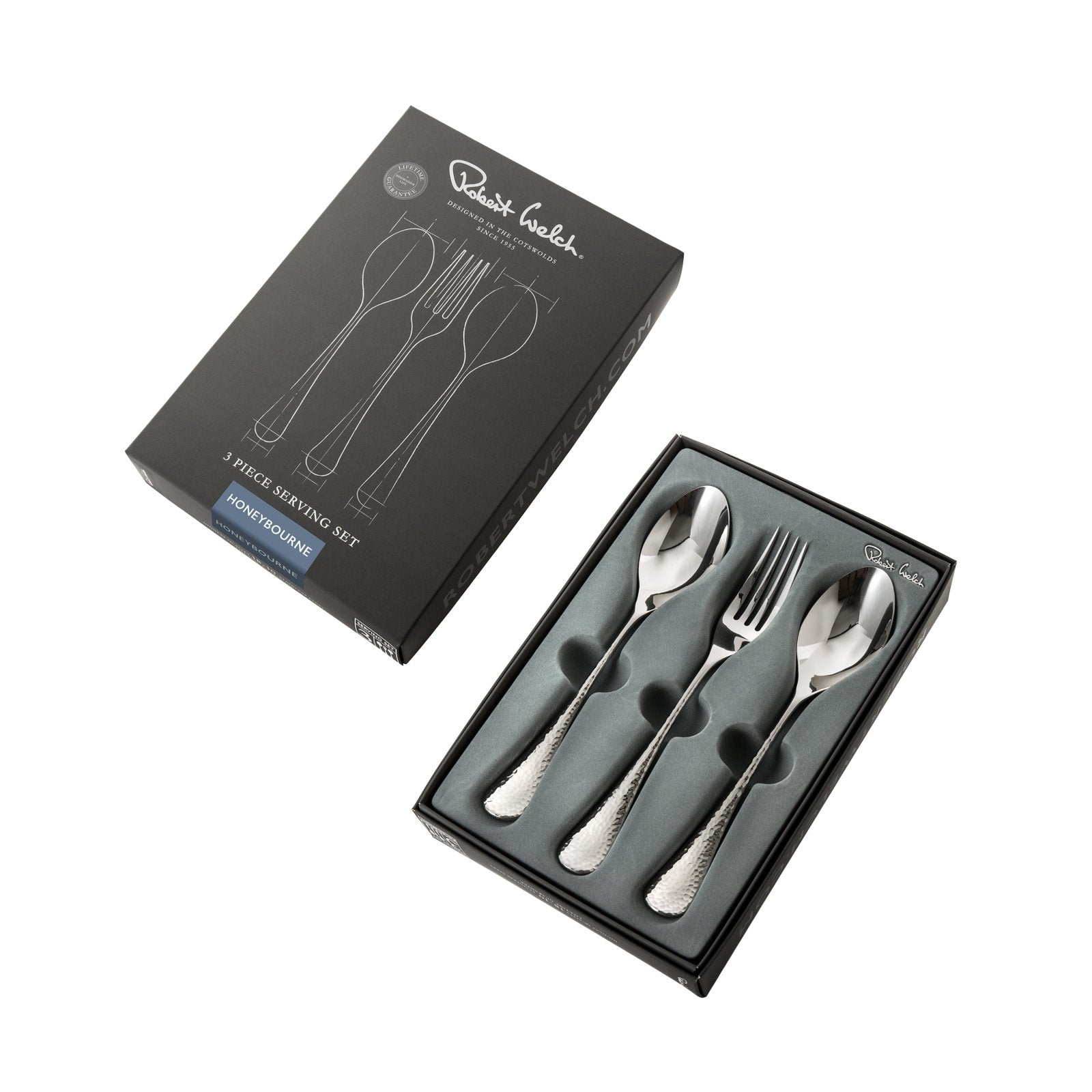 Robert Welch Honeybourne 3 Piece Serving Set - HONBR1088V/3 - The Cotswold Knife Company