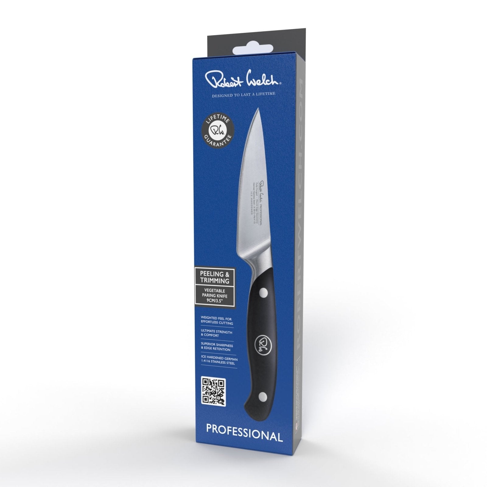 Robert Welch Professional V 9cm Vegetable Paring Knife - RWPSA2083V - The Cotswold Knife Company